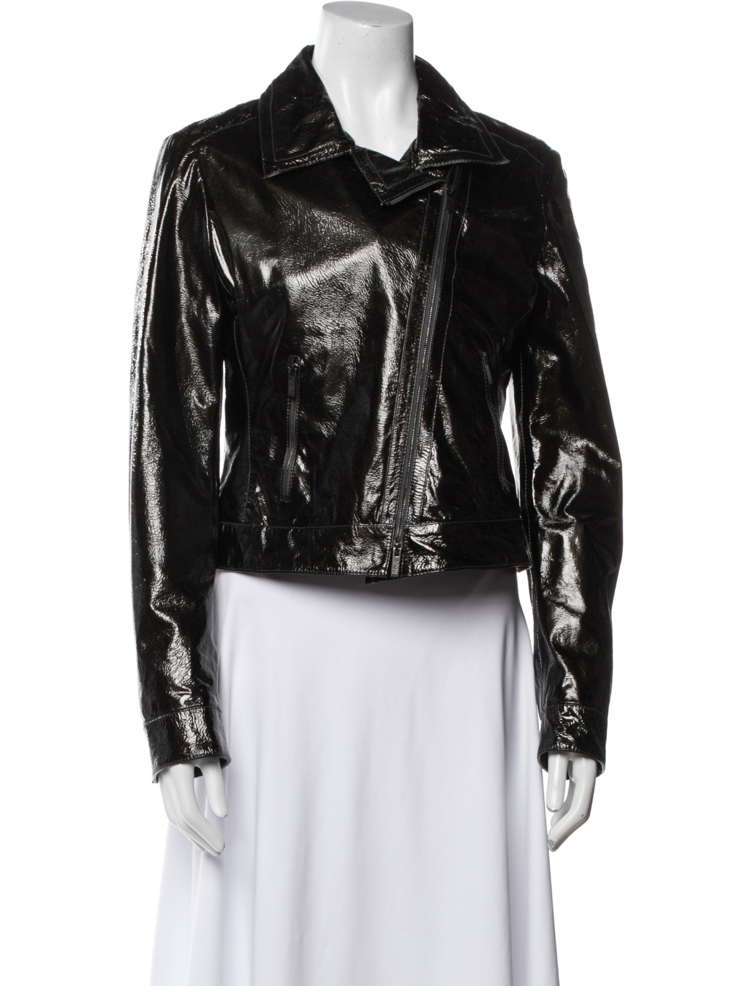 Armani Collezioni Leather Biker Jacket