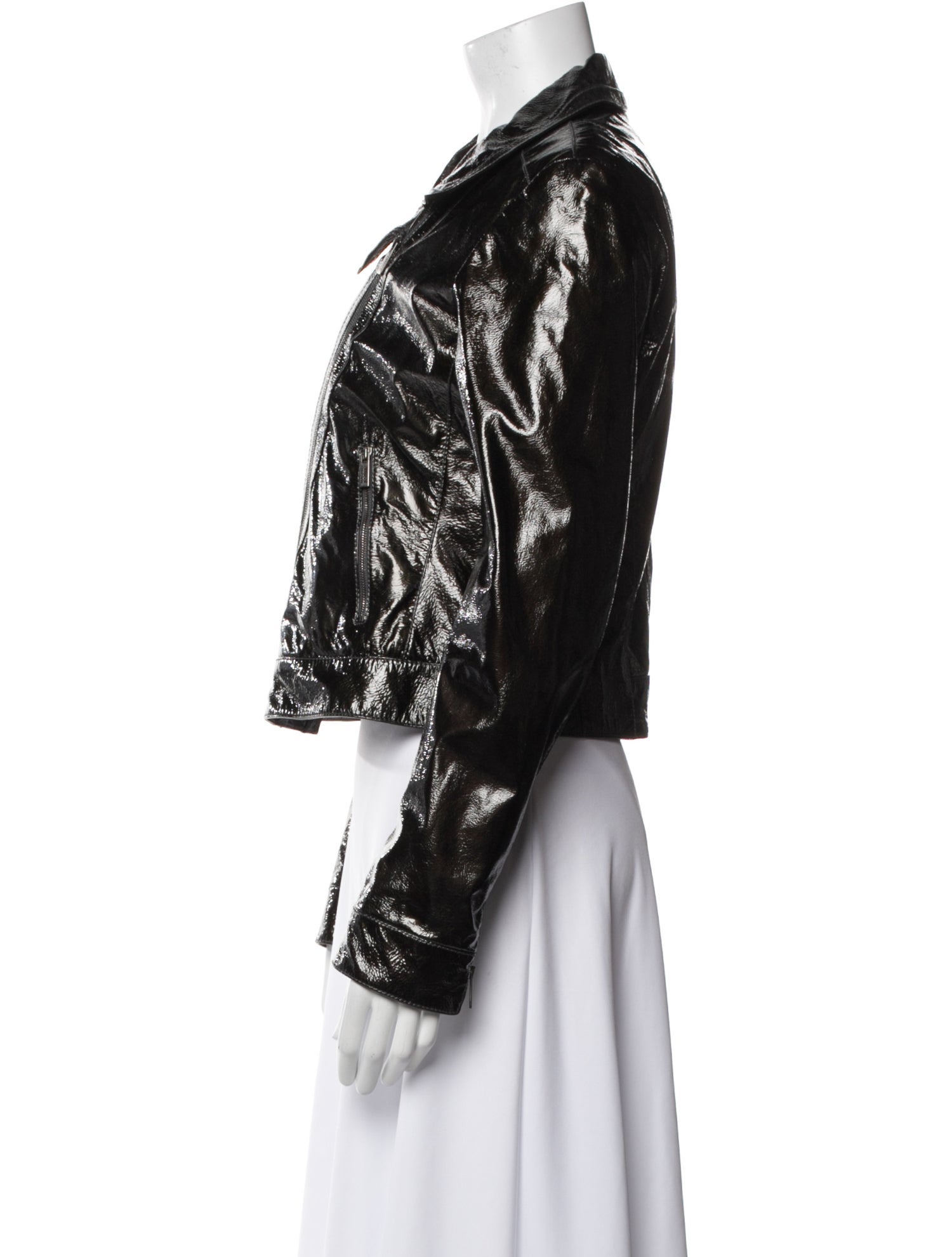 Armani Collezioni Leather Biker Jacket