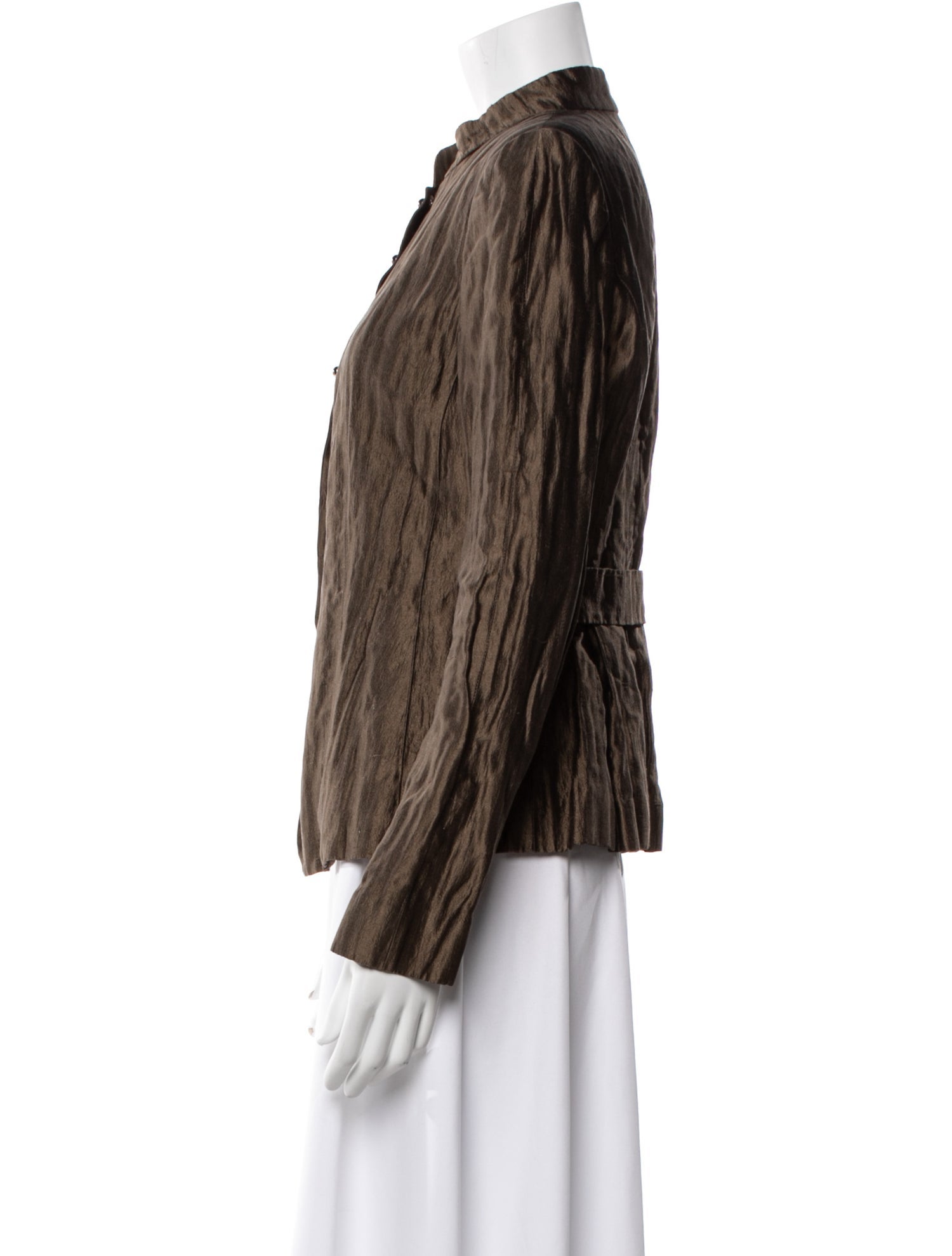 Armani Collezioni Silk Striped Evening Jacket