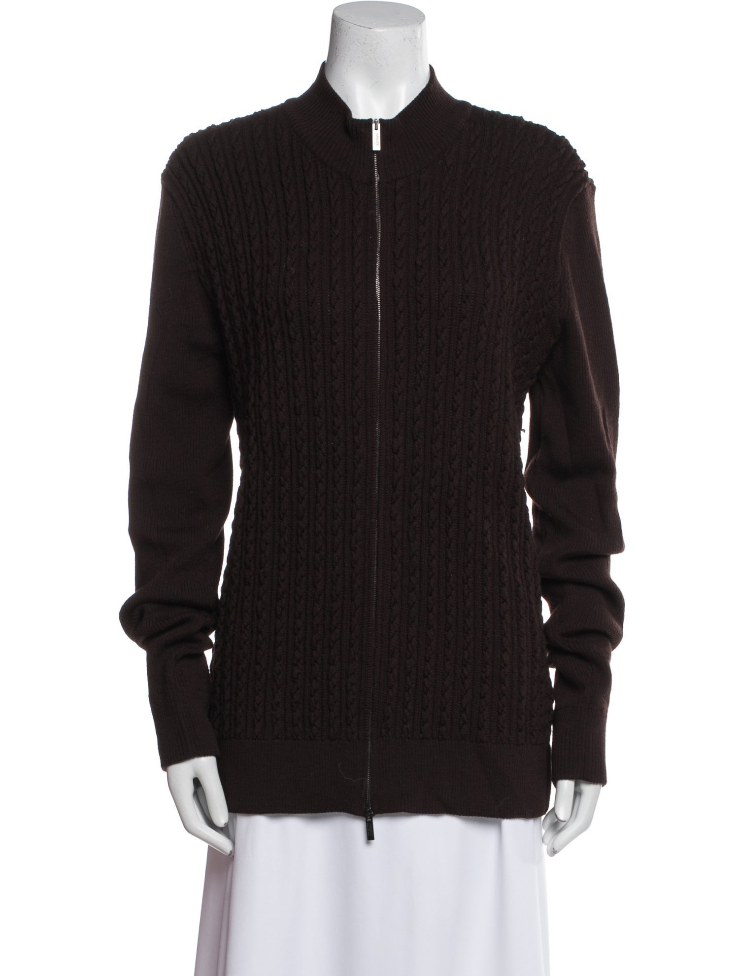 Armani Collezioni Virgin Wool Bomber Jacket