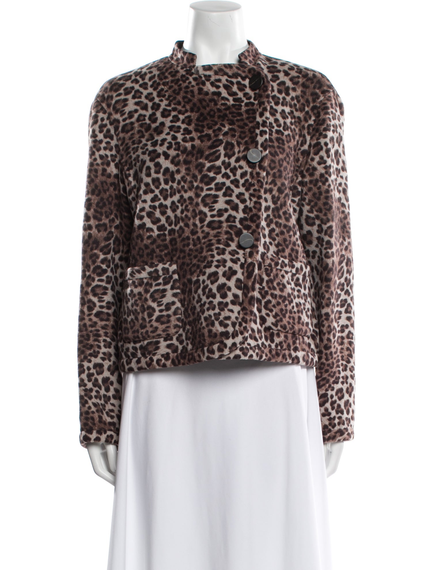Armani Collezioni Animal Print Evening Jacket