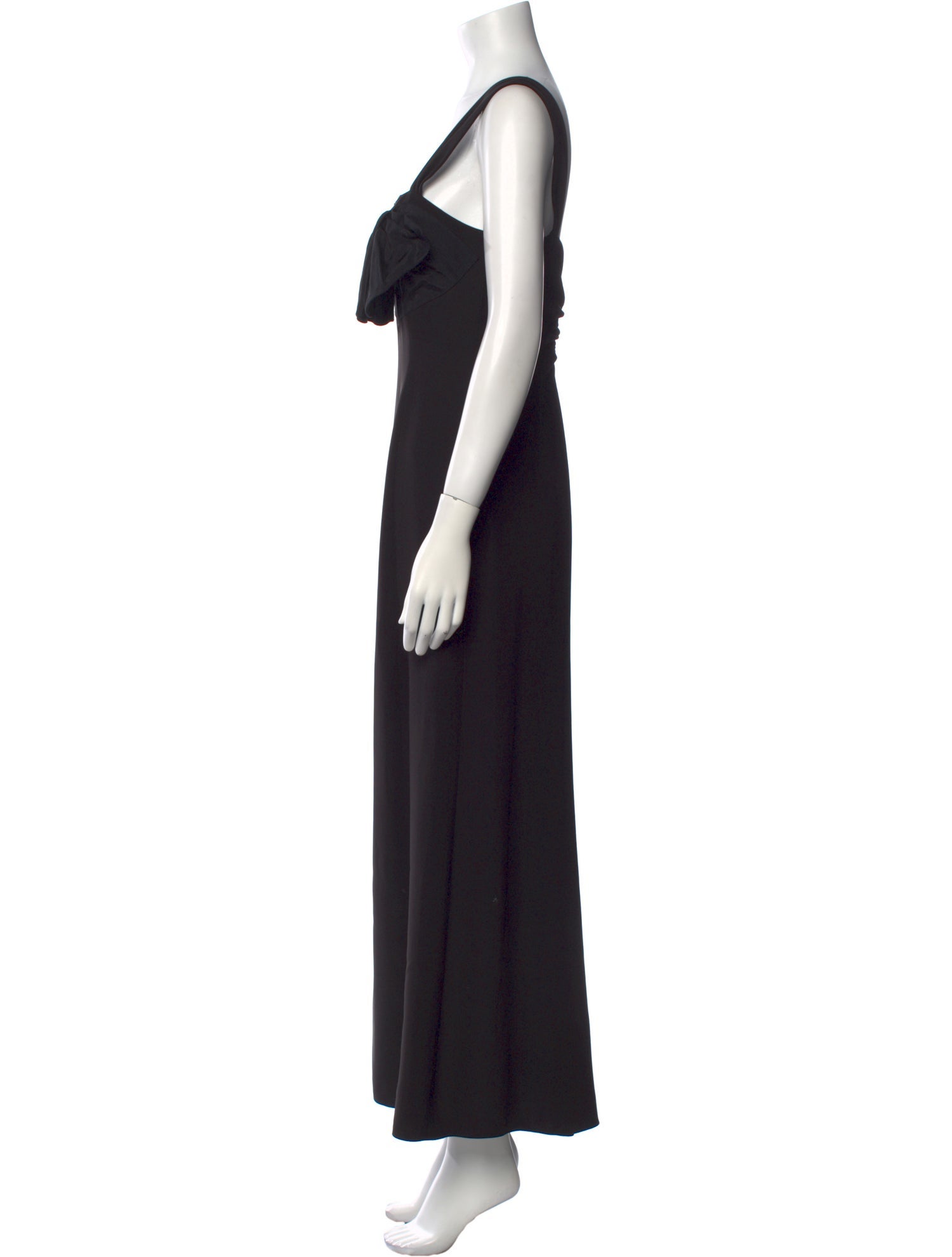 Armani Collezioni Square Neckline Long Dress