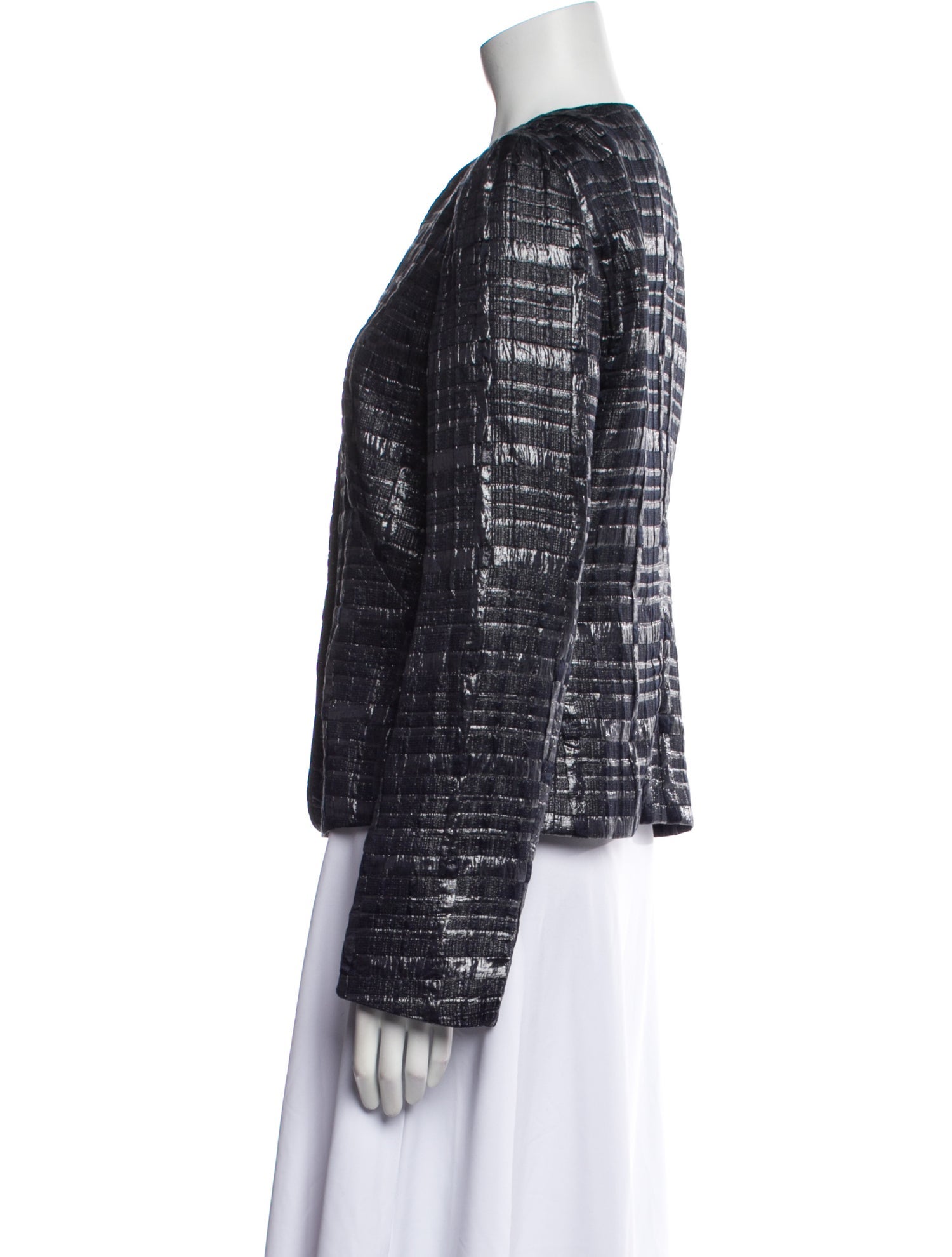 Armani Collezioni Tweed Pattern Evening Jacket