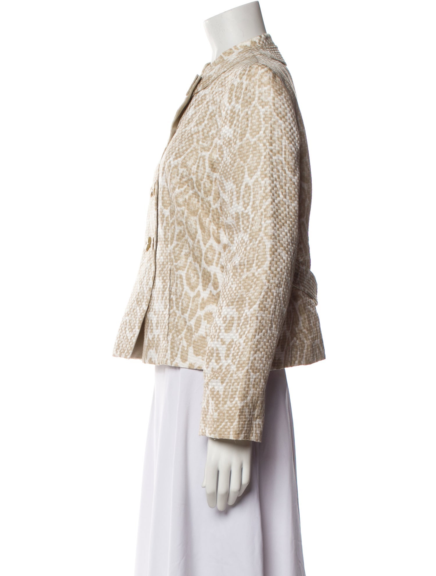 Armani Collezioni Tweed Pattern Evening Jacket