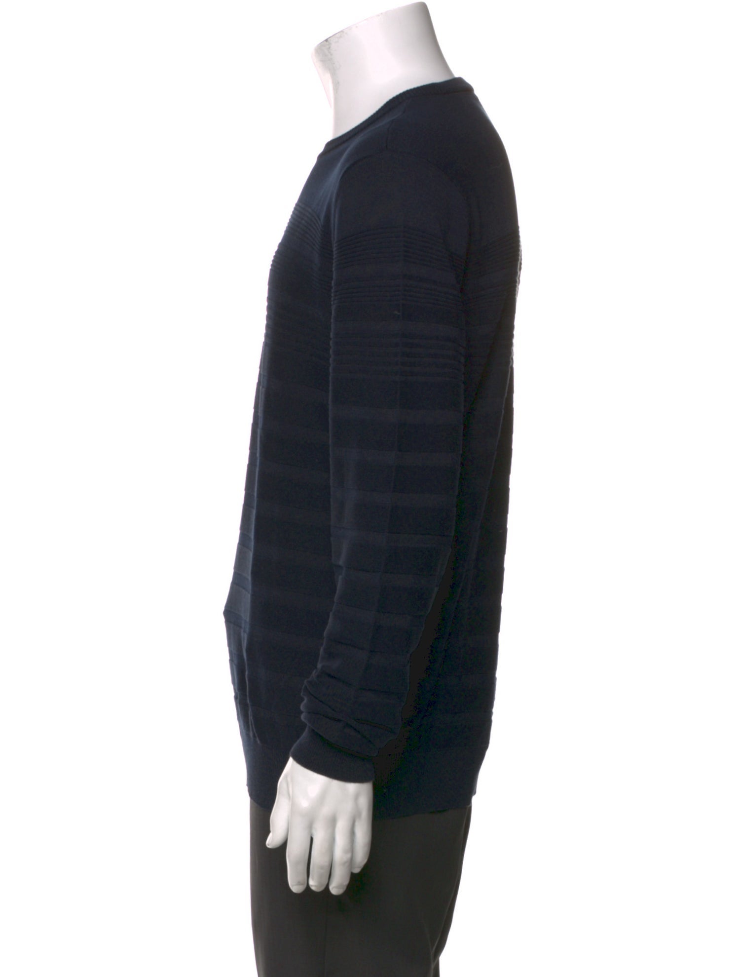 Armani Collezioni Silk Crew Neck Pullover