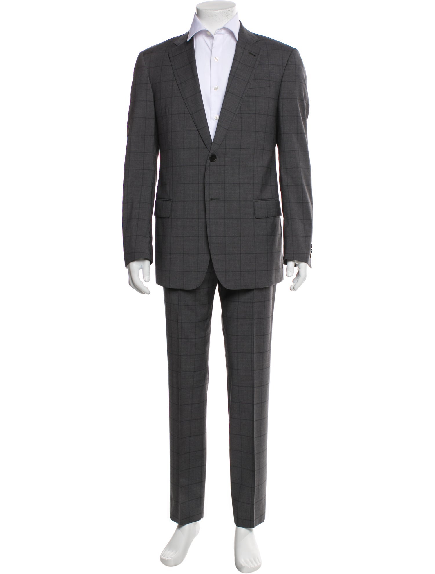 Armani Collezioni Armani Collezioni Mens Wool Two-Piece Suit