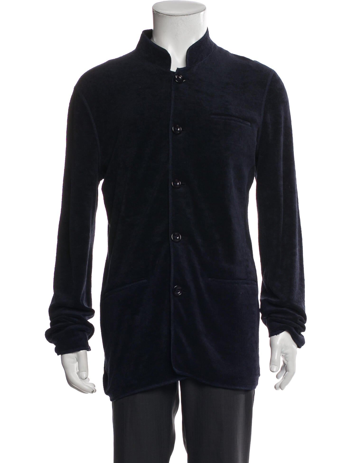 Armani Collezioni Striped Overcoat