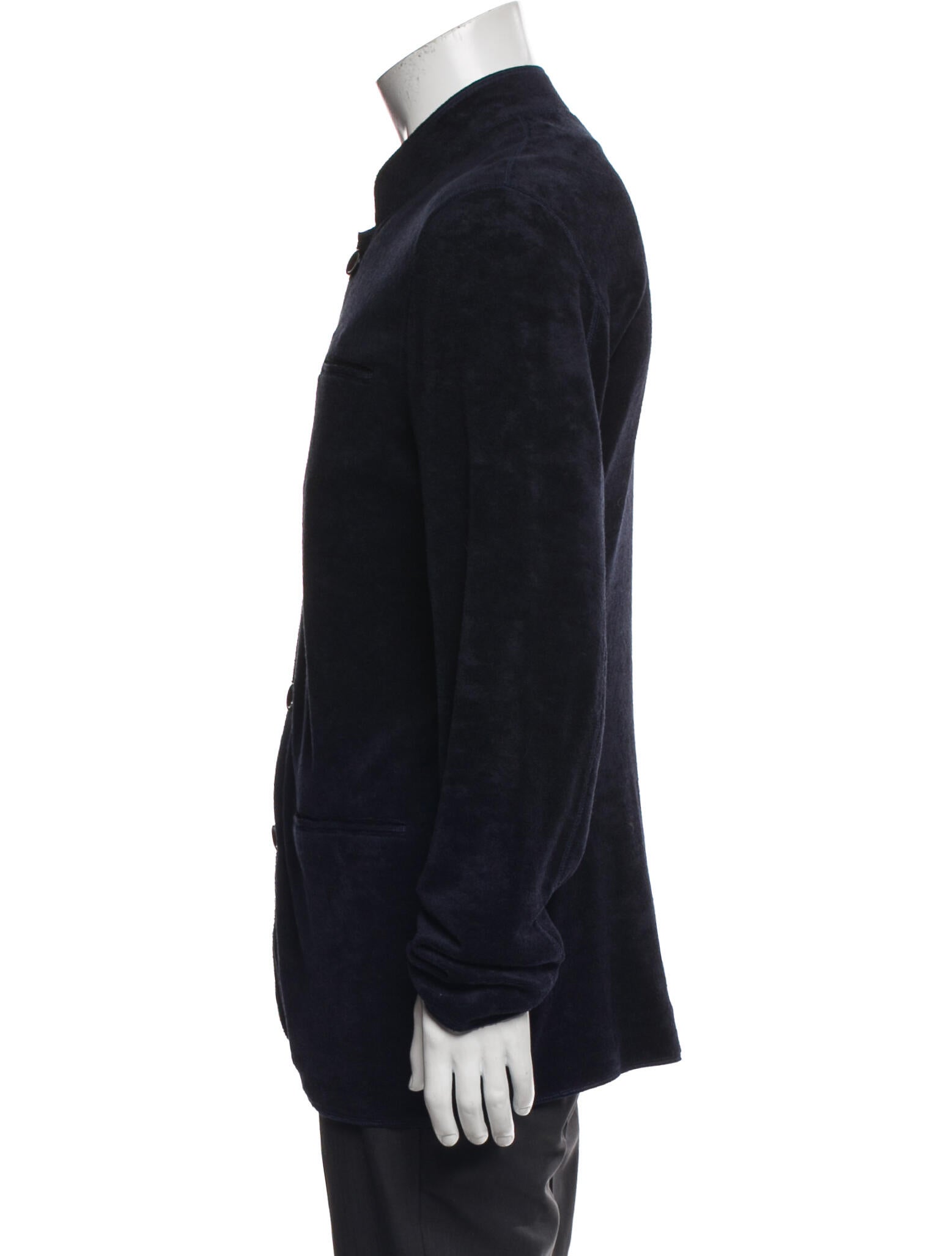 Armani Collezioni Striped Overcoat