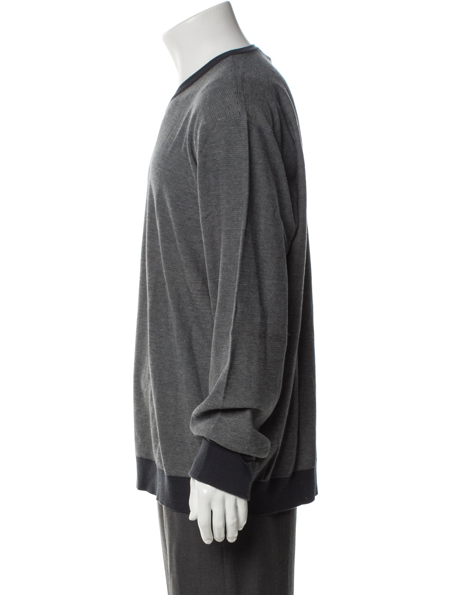 Armani Collezioni Wool Striped Pullover