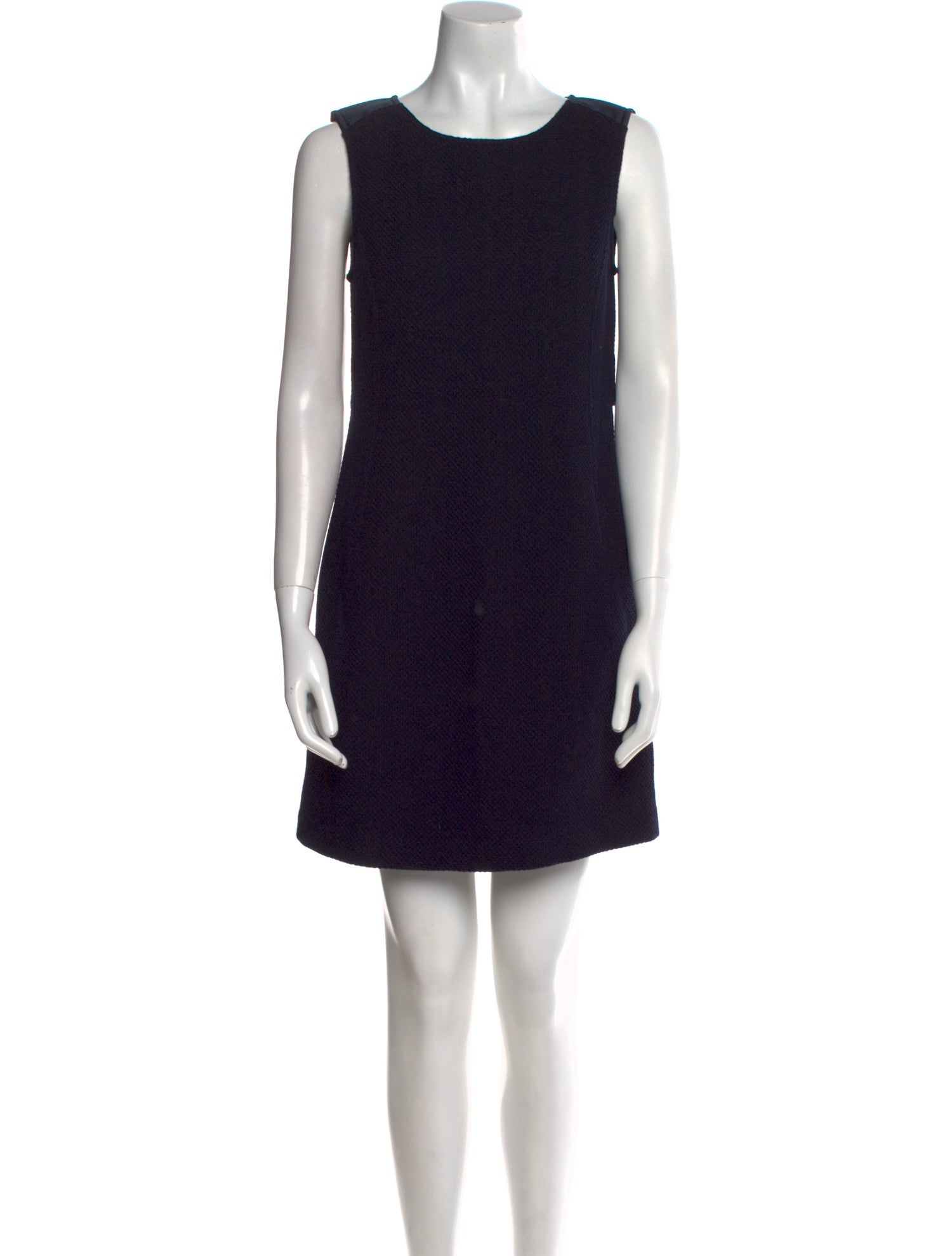 Armani Collezioni Virgin Wool Mini Dress