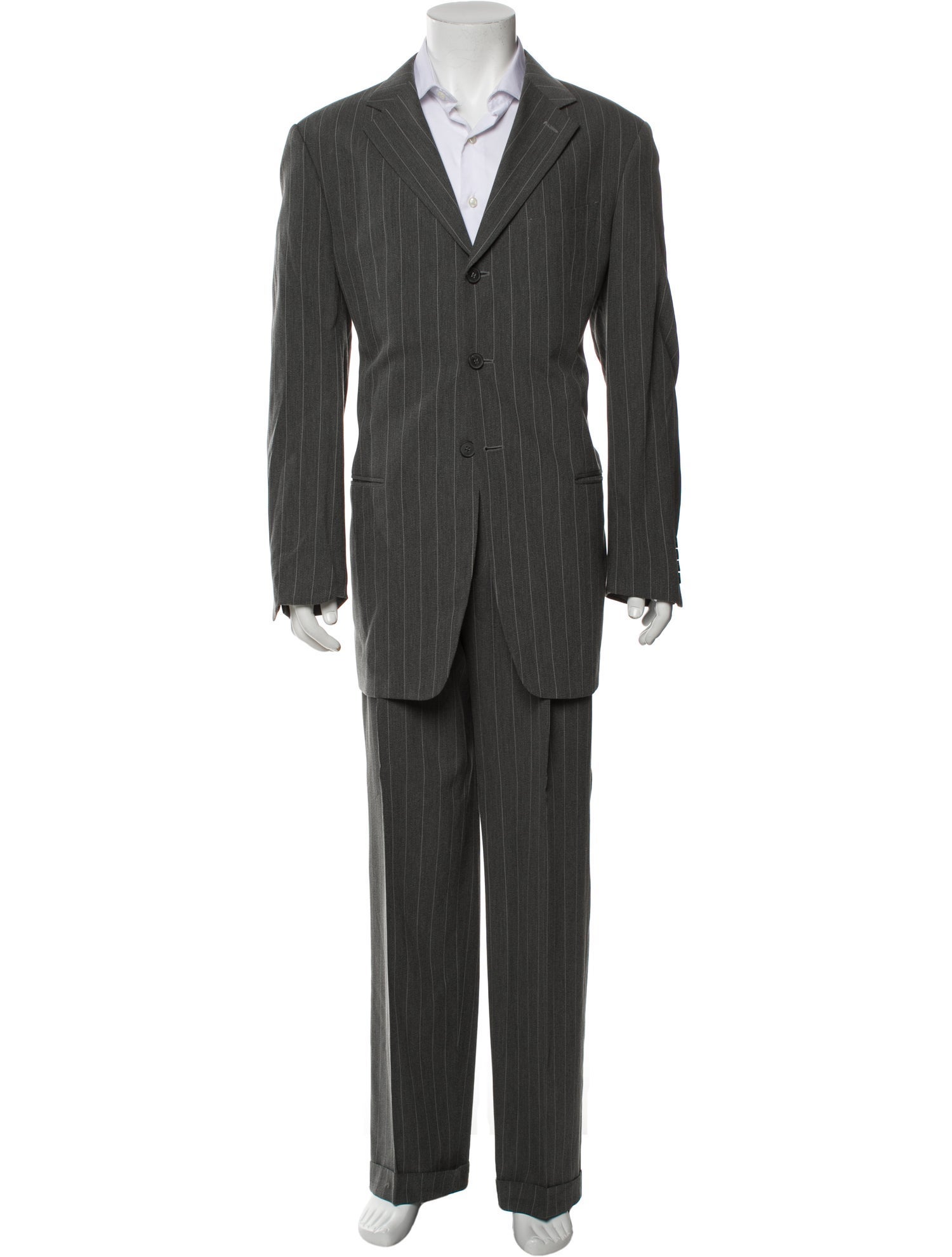 Armani Collezioni Striped Two-Piece Suit