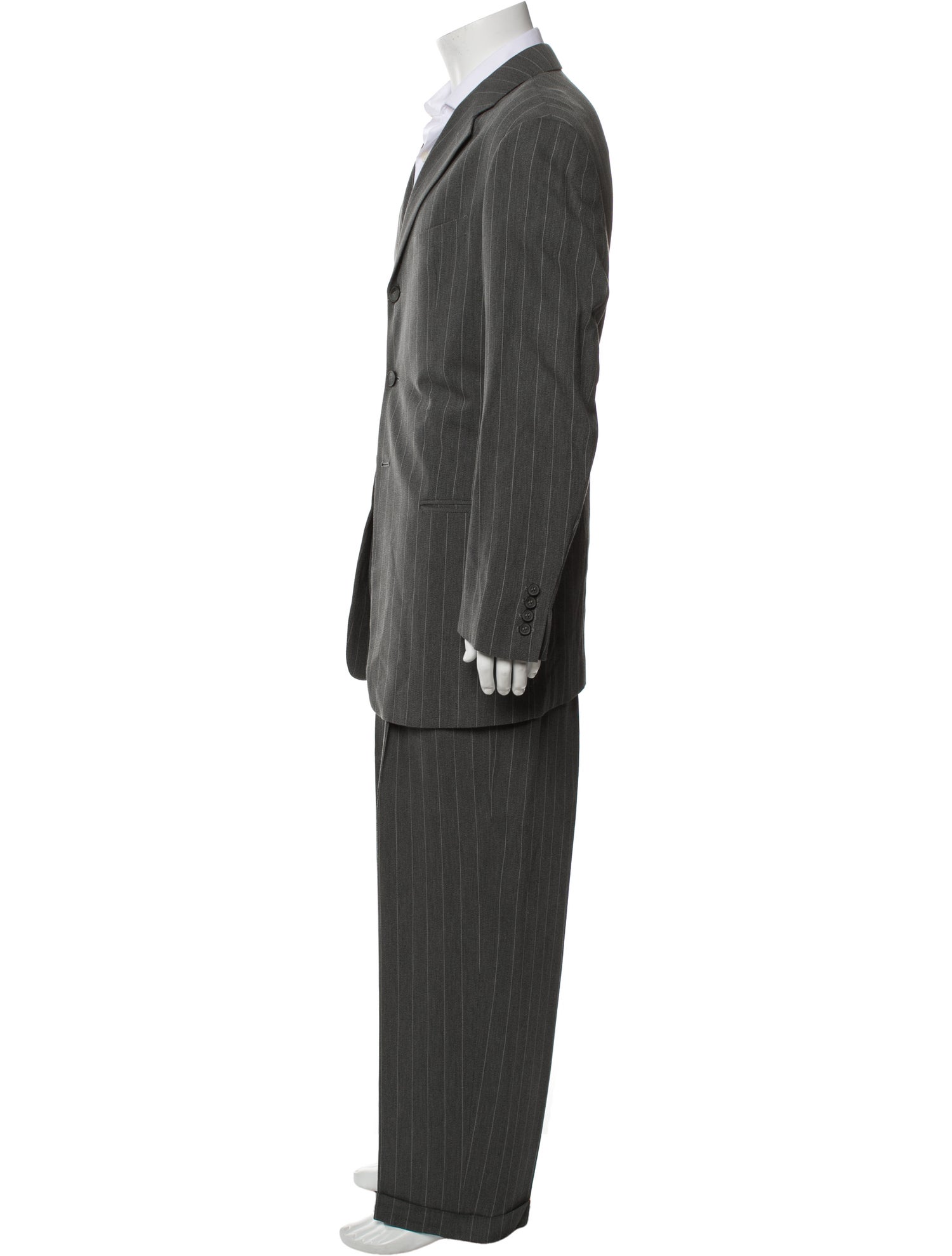 Armani Collezioni Striped Two-Piece Suit