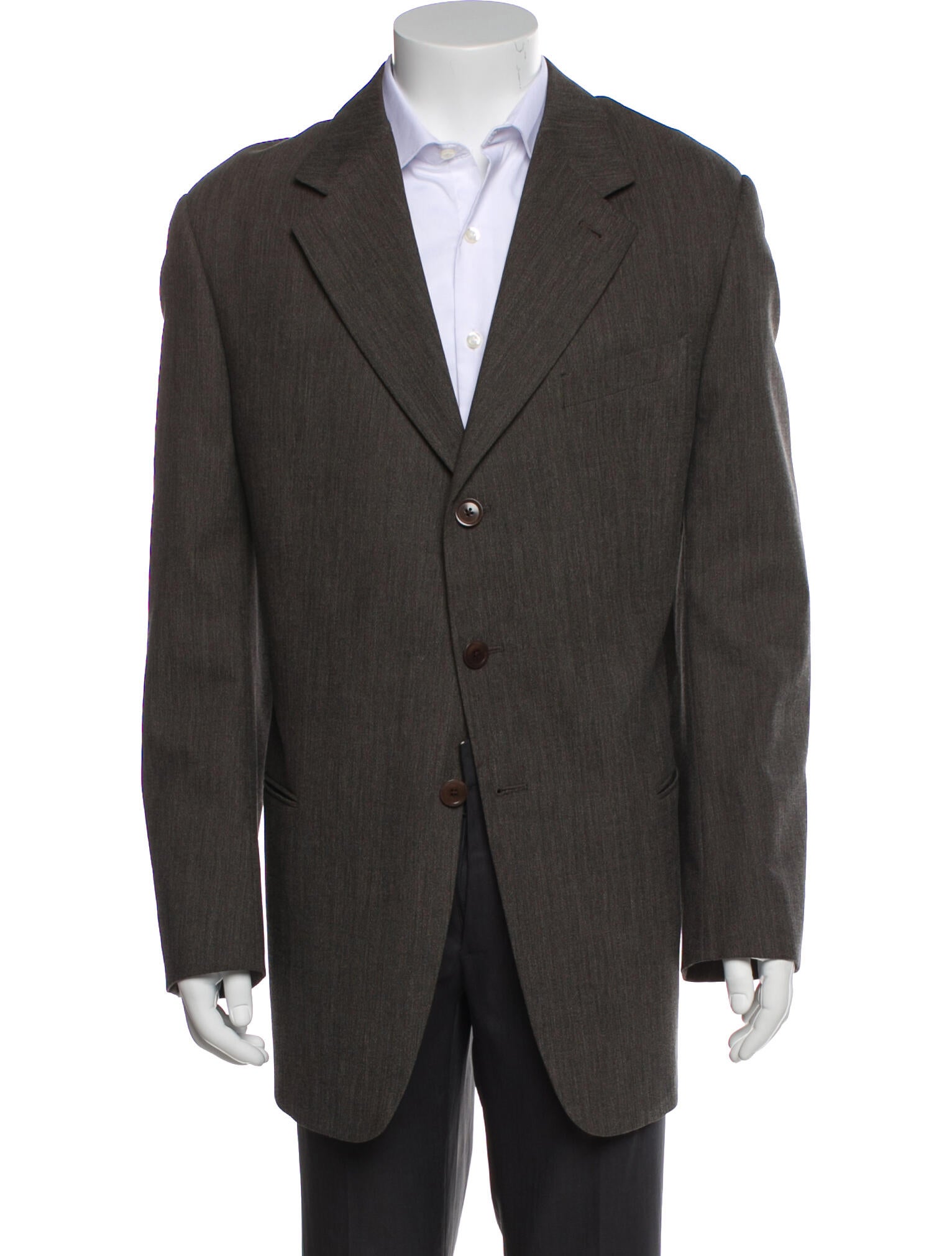 Armani Collezioni Wool Overcoat