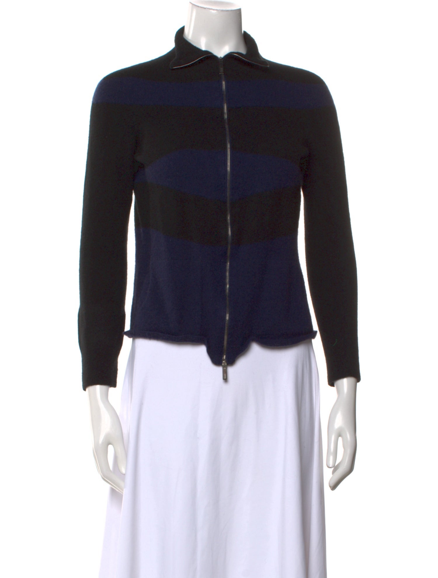 Armani Collezioni Cashmere Striped Sweater