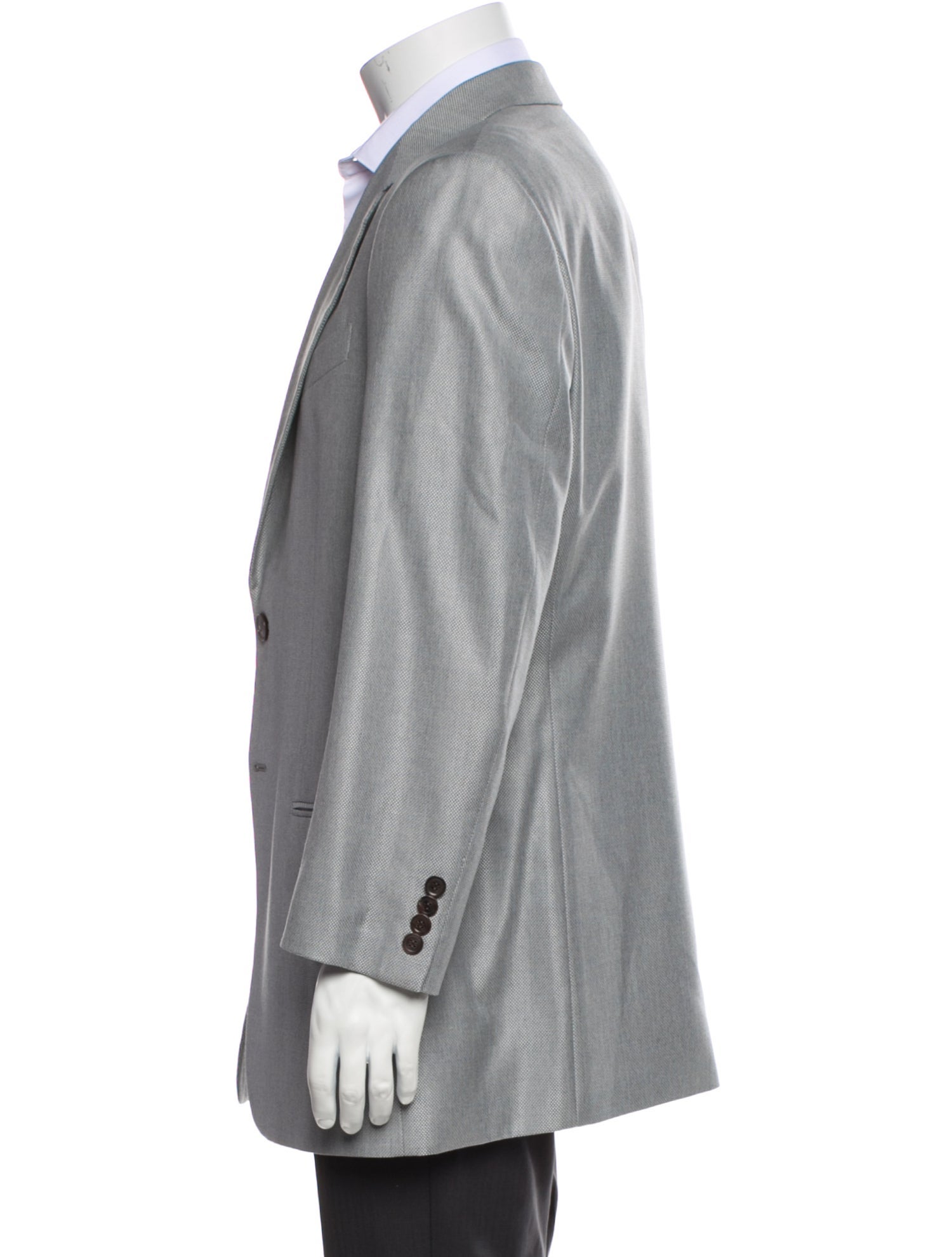 Armani Collezioni Birdseye Weave Blazer