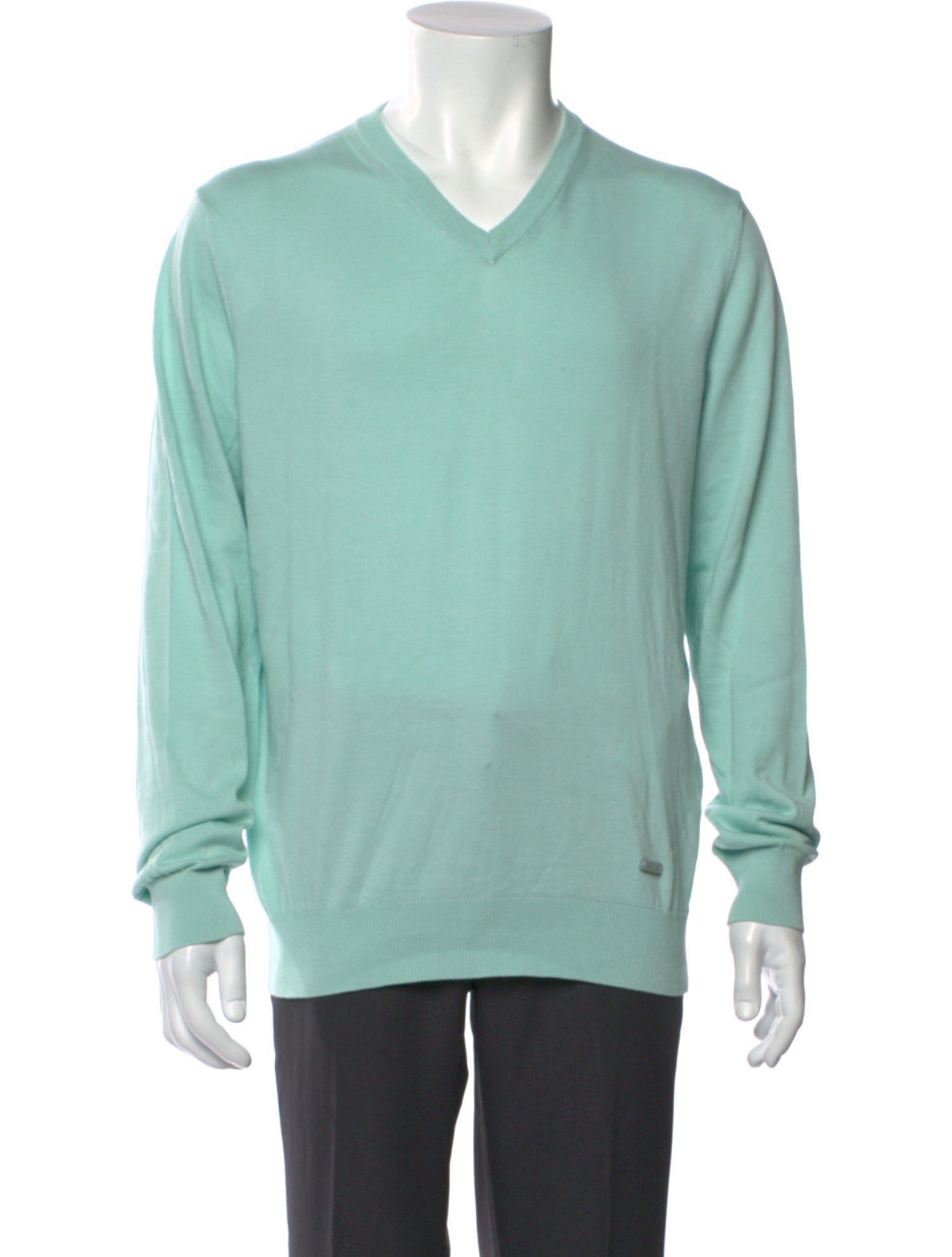 Armani Collezioni V-Neck Long Sleeve Pullover
