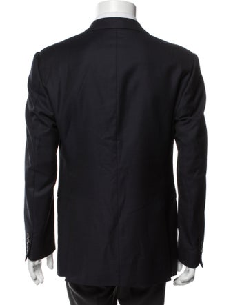 Armani Collezioni wool solid blazer