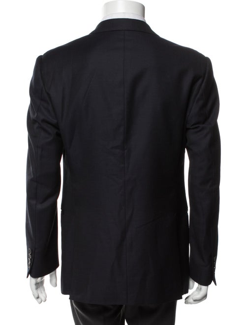Armani Collezioni wool solid blazer