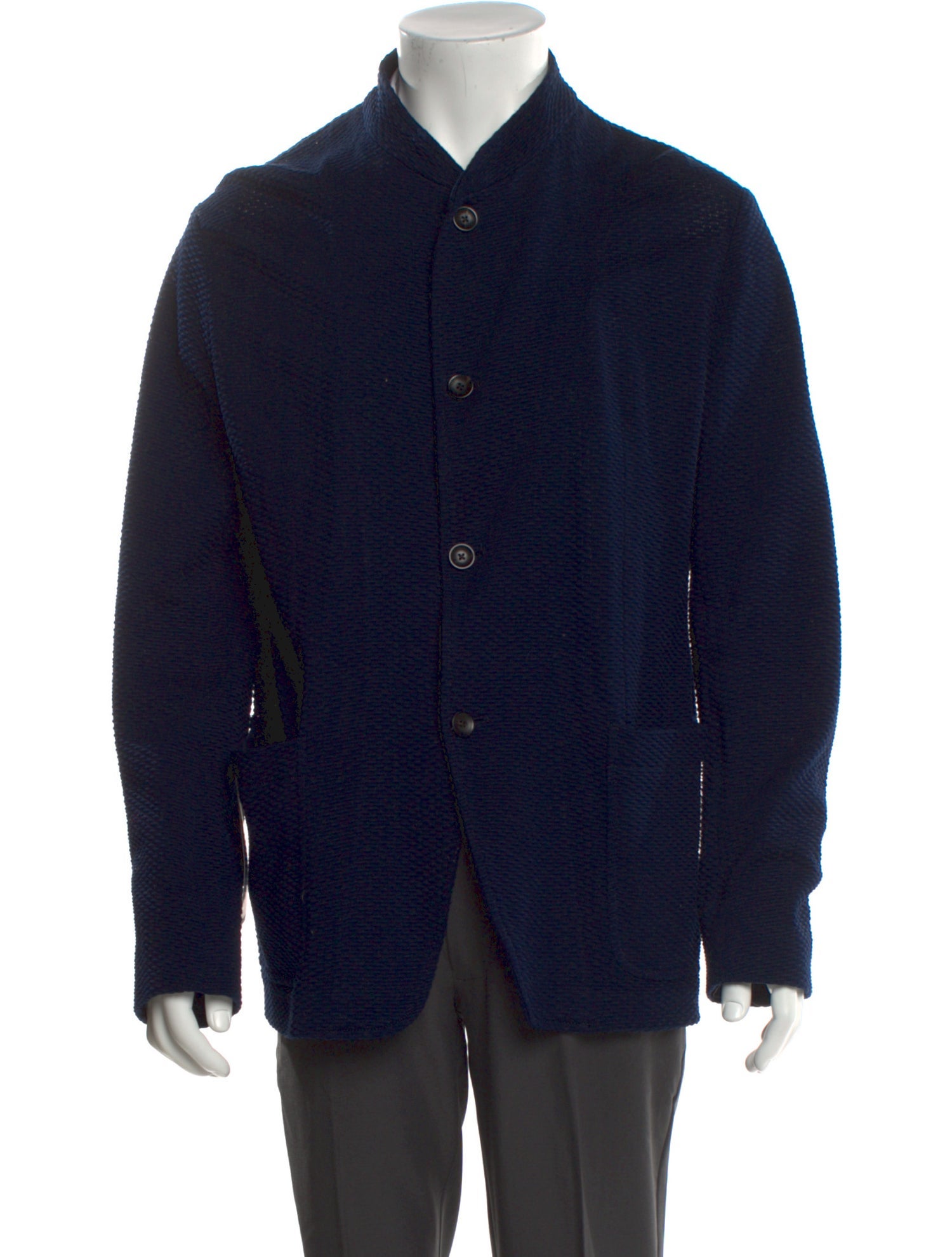 Armani Collezioni V-Neck Long Sleeve Cardigan