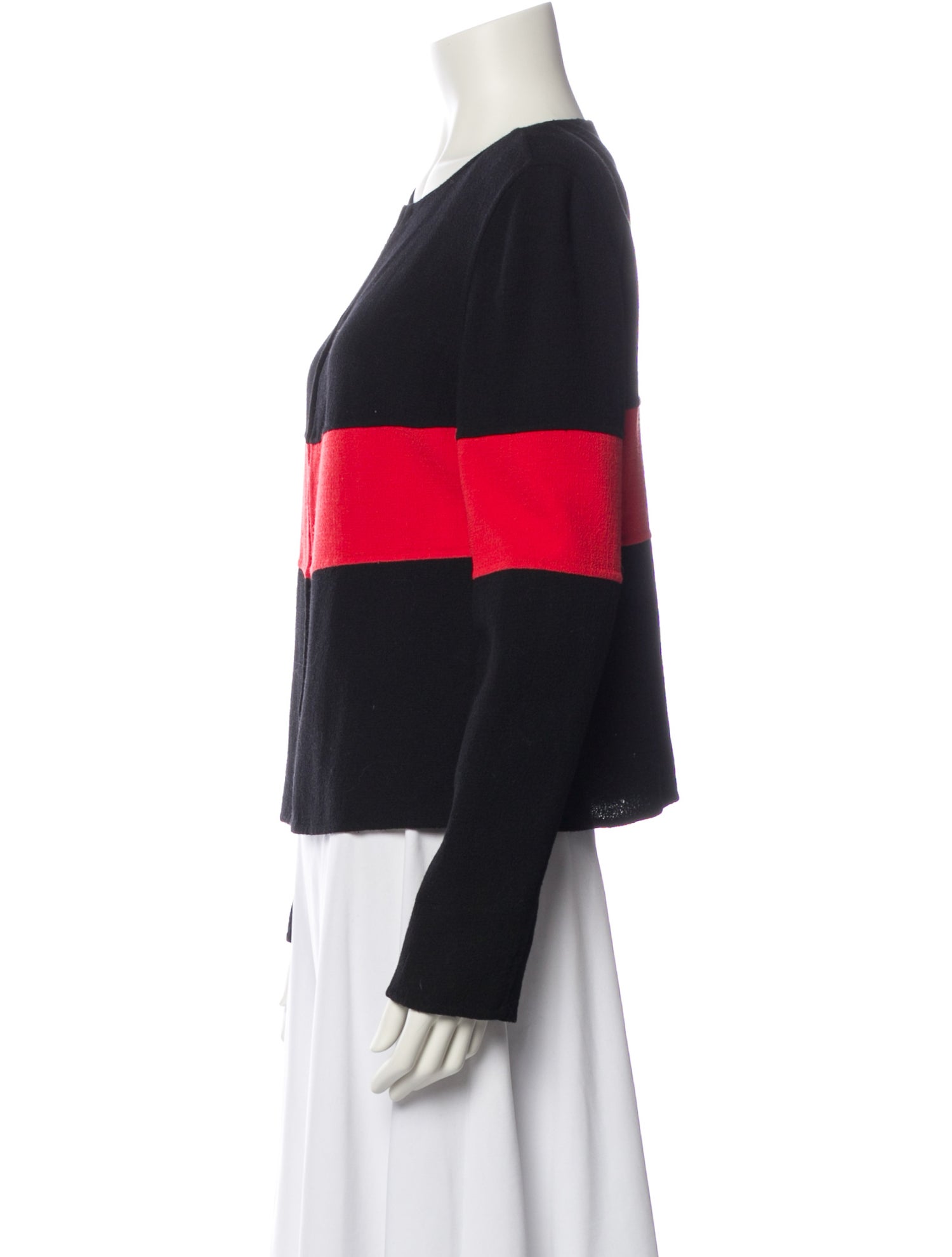 Armani Collezioni Wool Striped Jacket