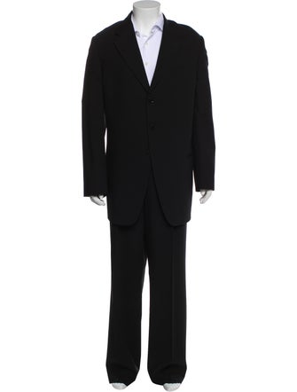 Armani Collezioni Solid Wool Two Piece Suit
