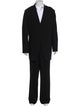 Armani Collezioni Solid Wool Two Piece Suit