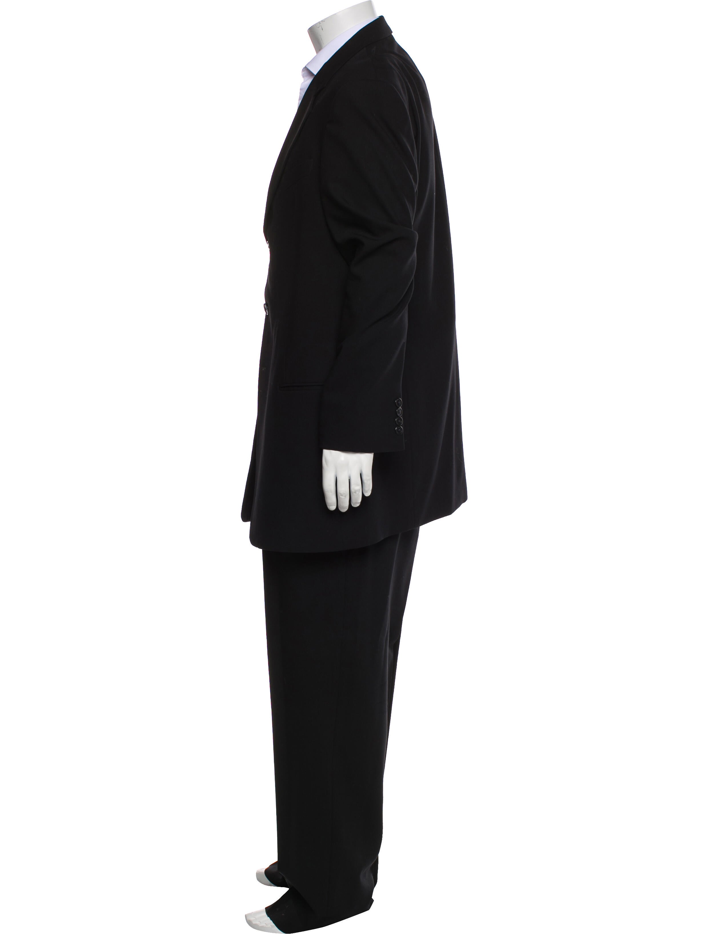 Armani Collezioni Solid Wool Two Piece Suit