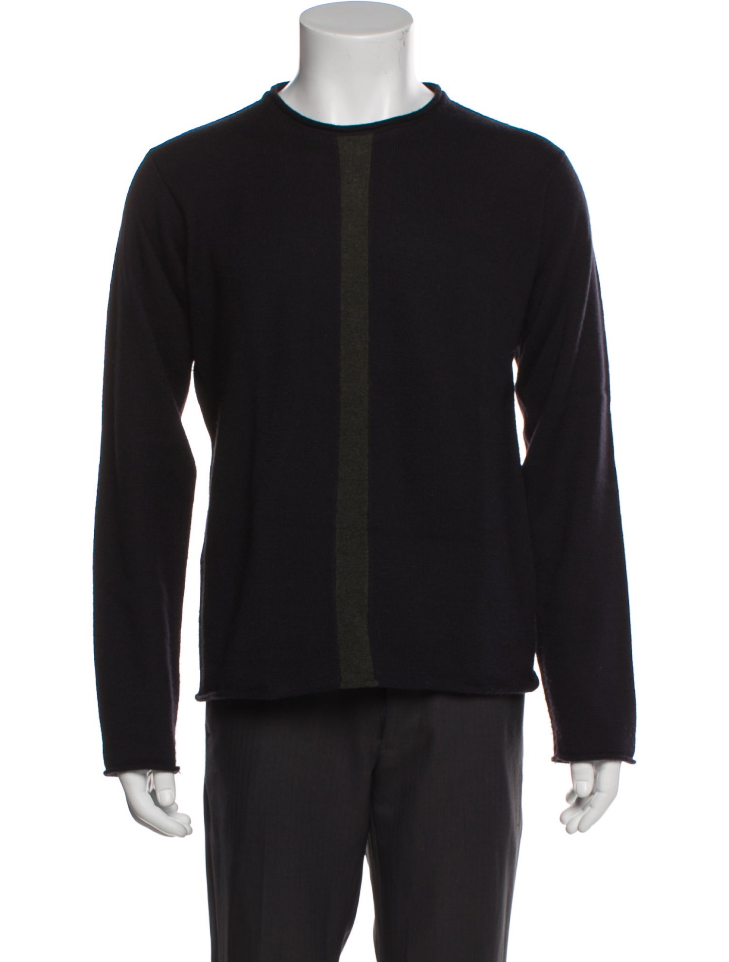Armani Collezioni Wool Crew Neck Pullover
