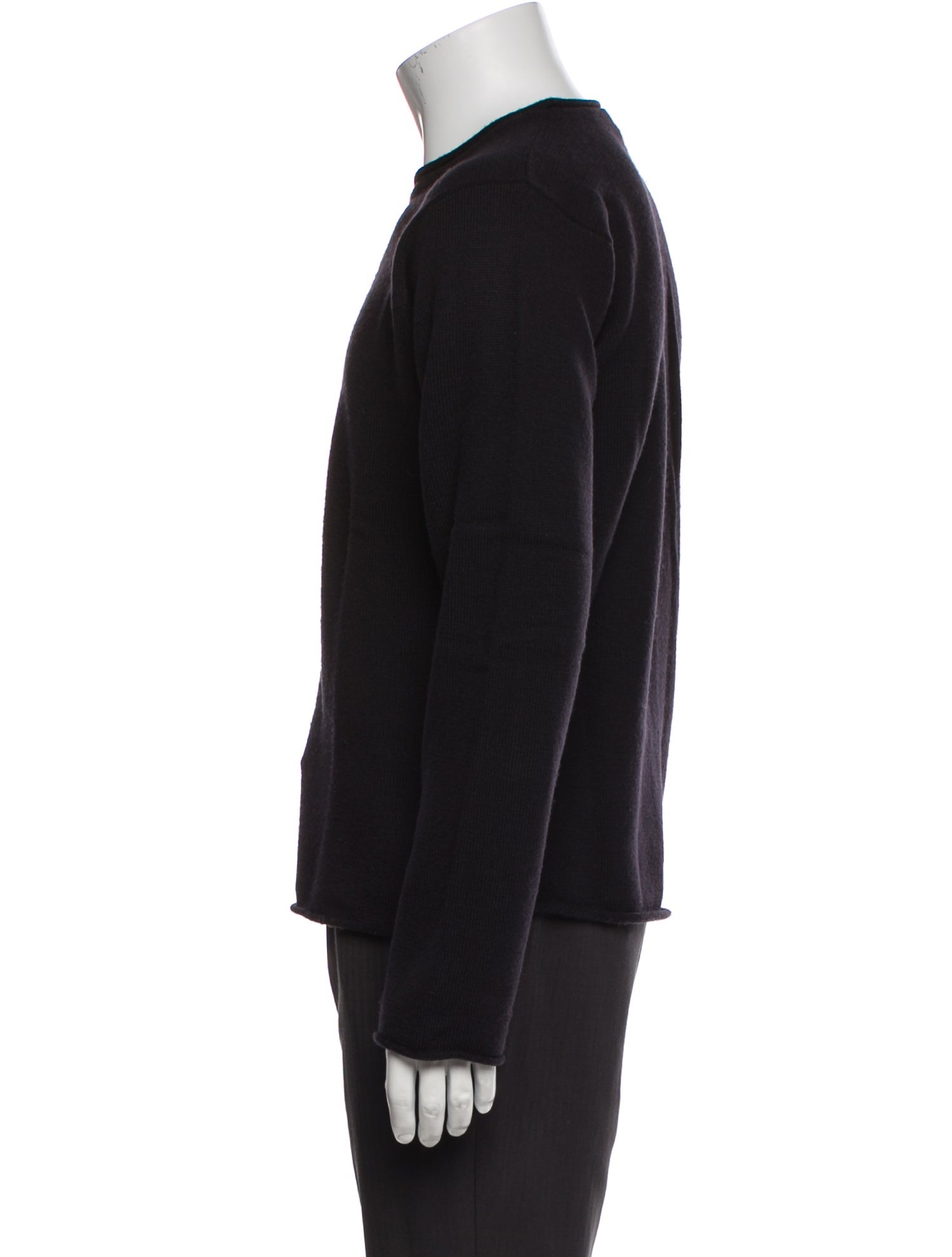 Armani Collezioni Wool Crew Neck Pullover