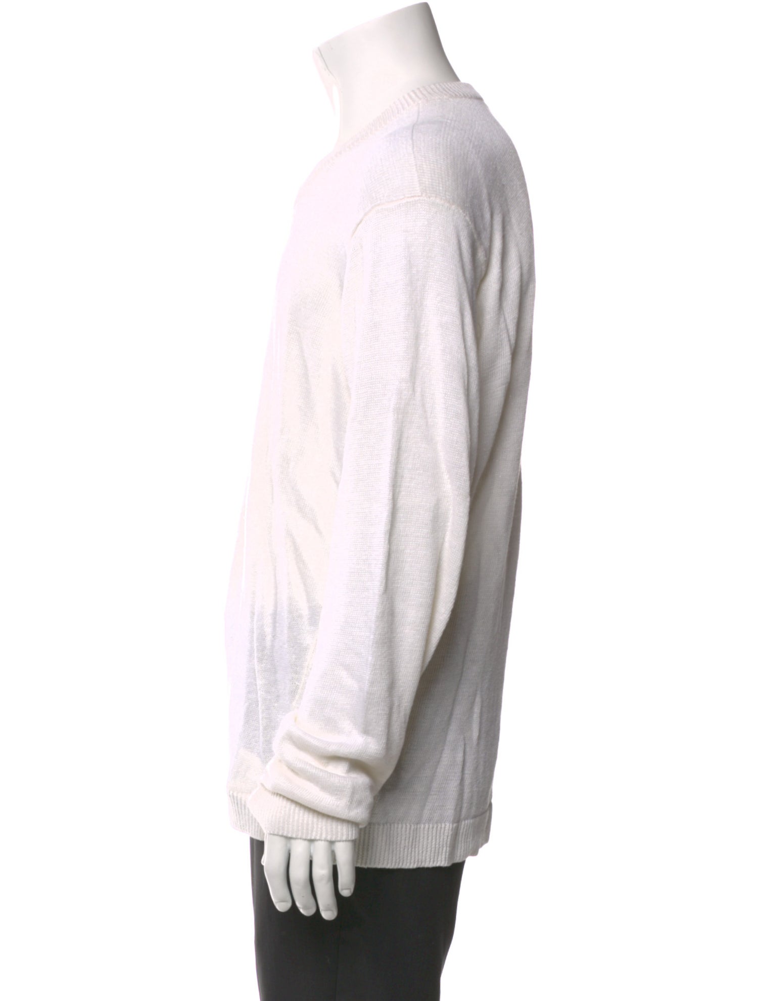 Armani Collezioni Linen V-Neck Pullover w/ Tags