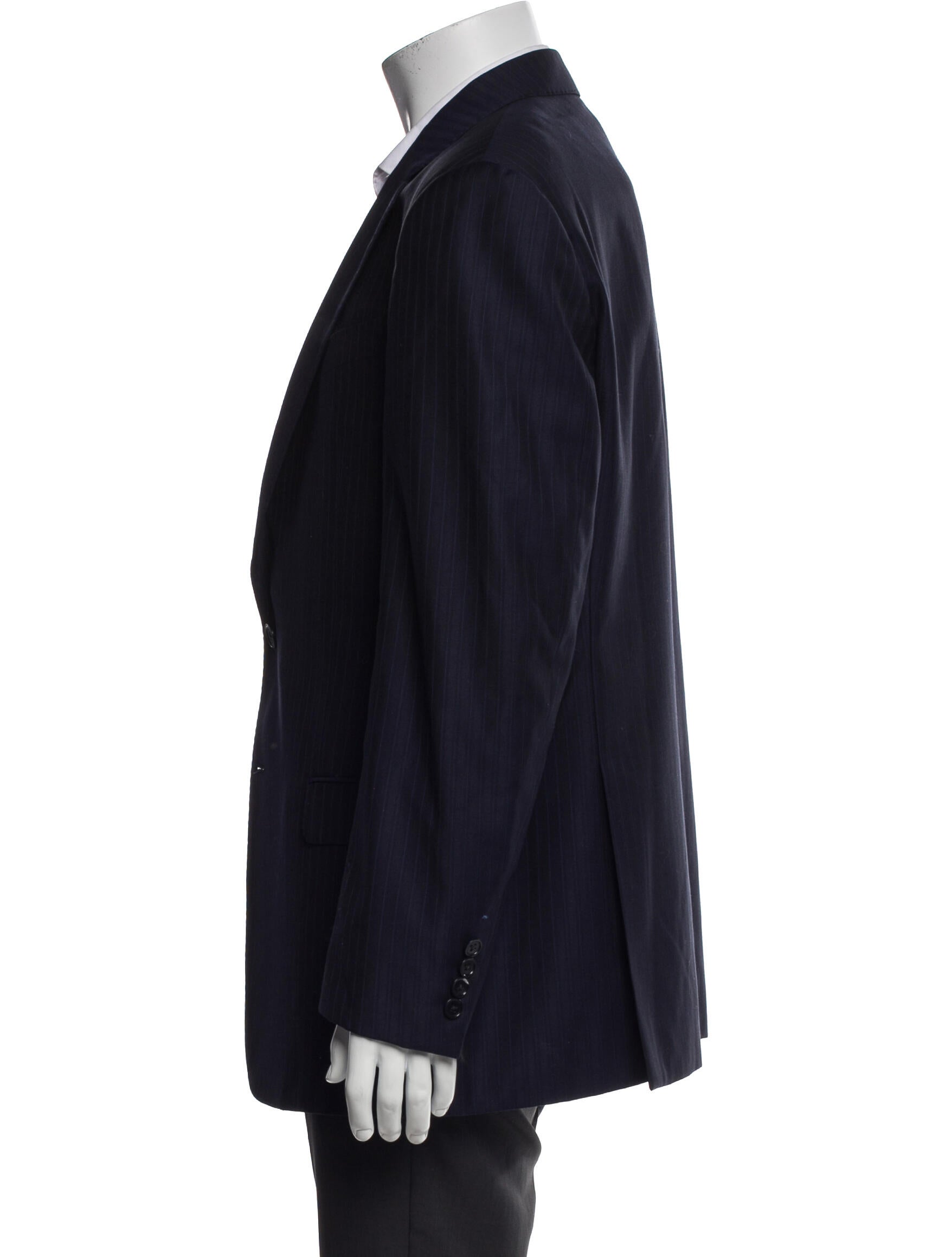 Armani Collezioni Striped Wool Blazer