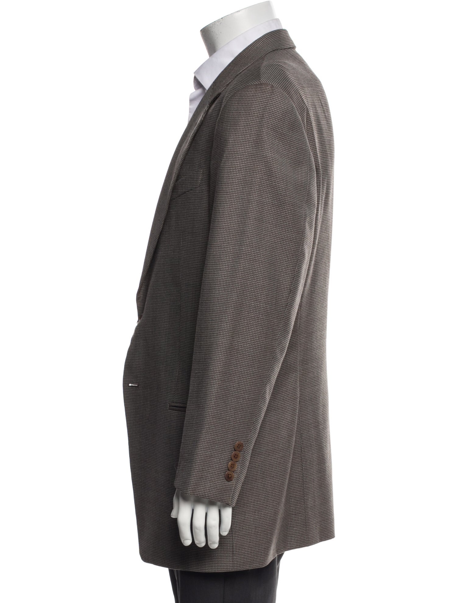 Armani Collezioni Mens; Patterned Blazer