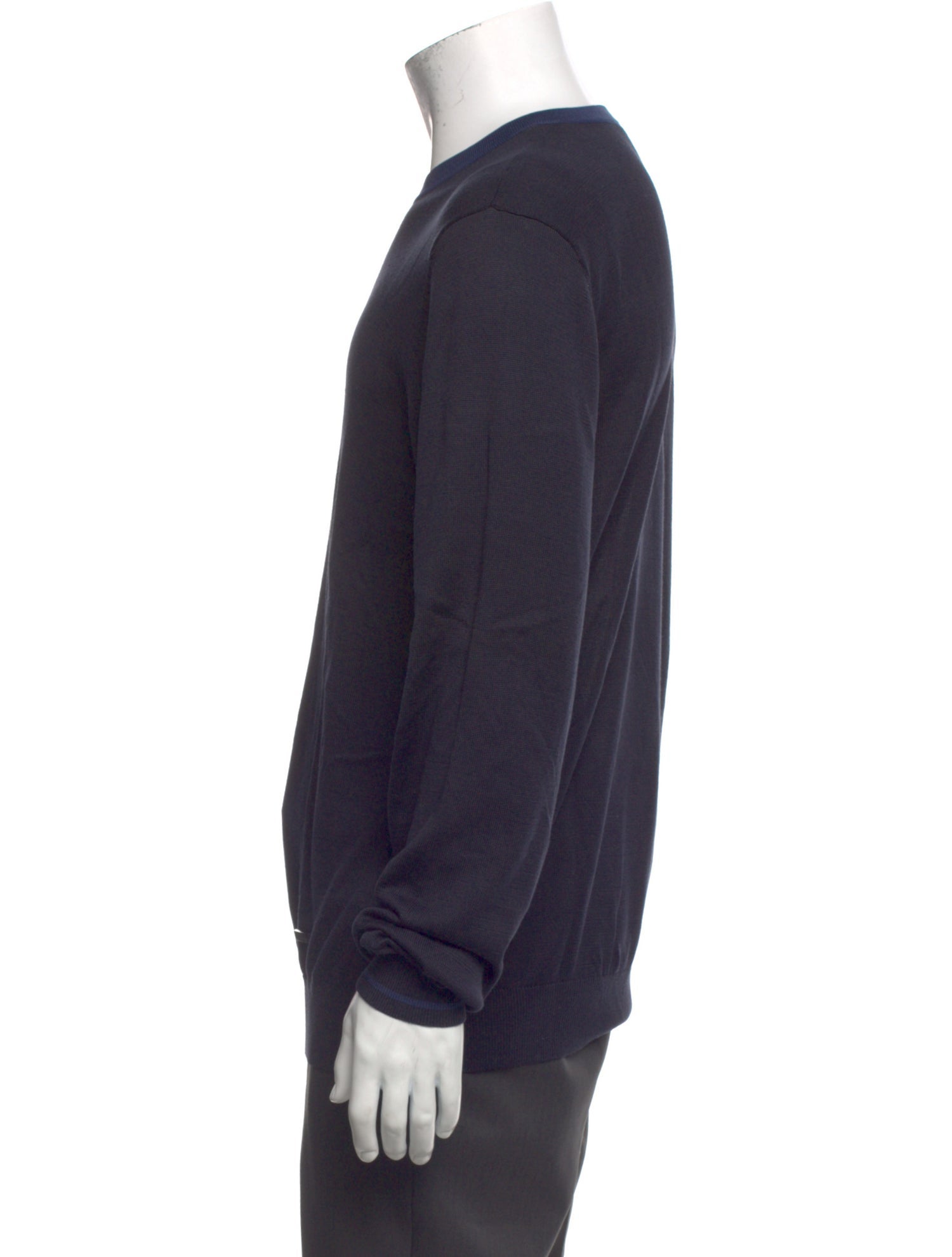 Armani Collezioni Silk V-Neck Pullover