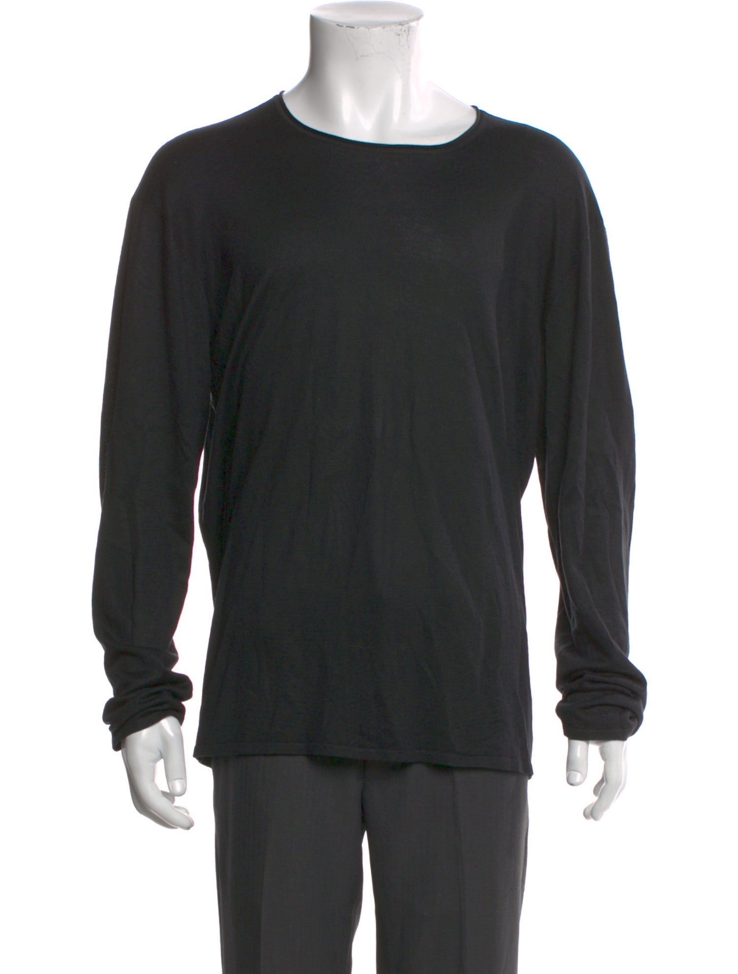 Armani Collezioni Crew Neck Long Sleeve Pullover
