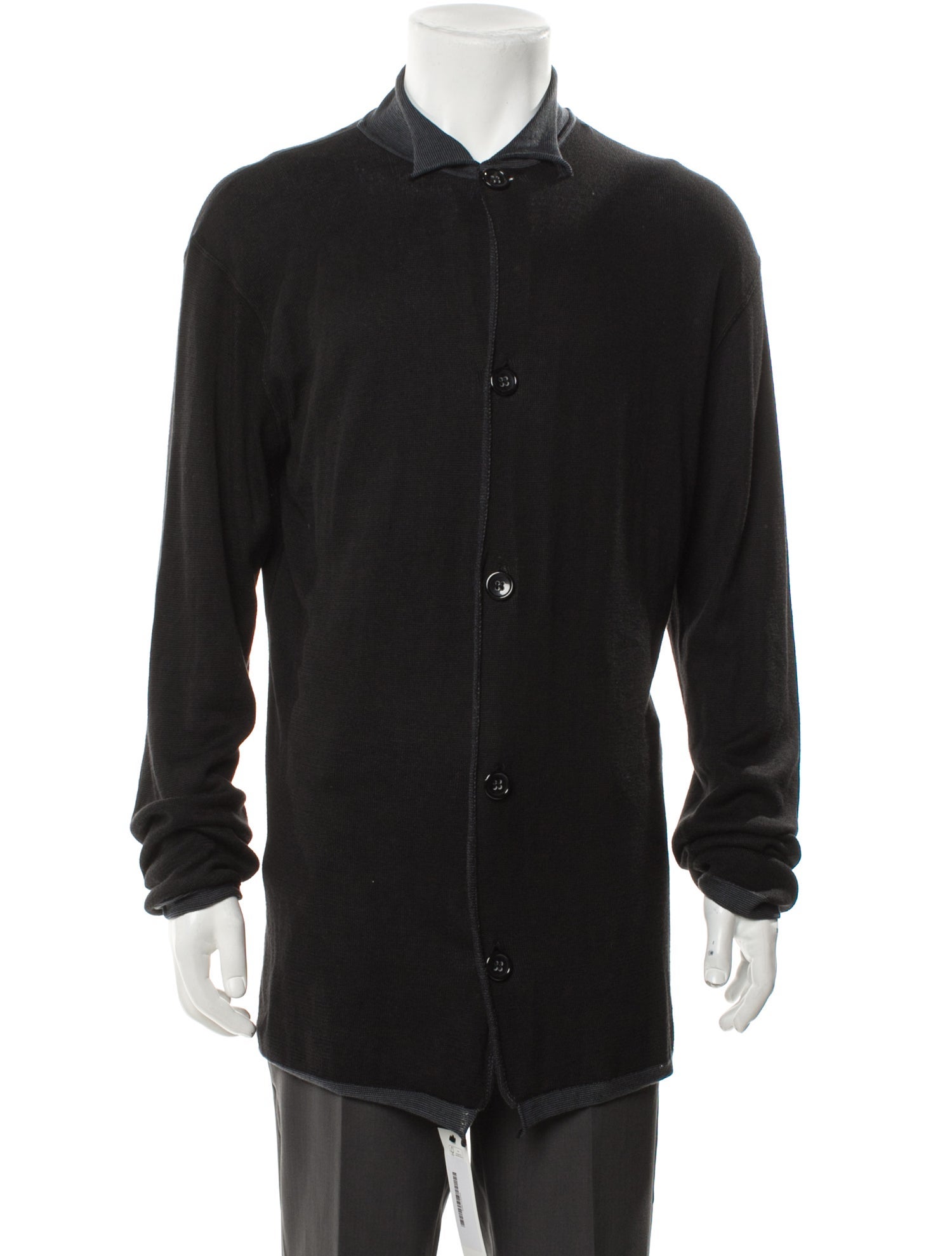 Armani Collezioni Silk Collar Cardigan w/ Tags