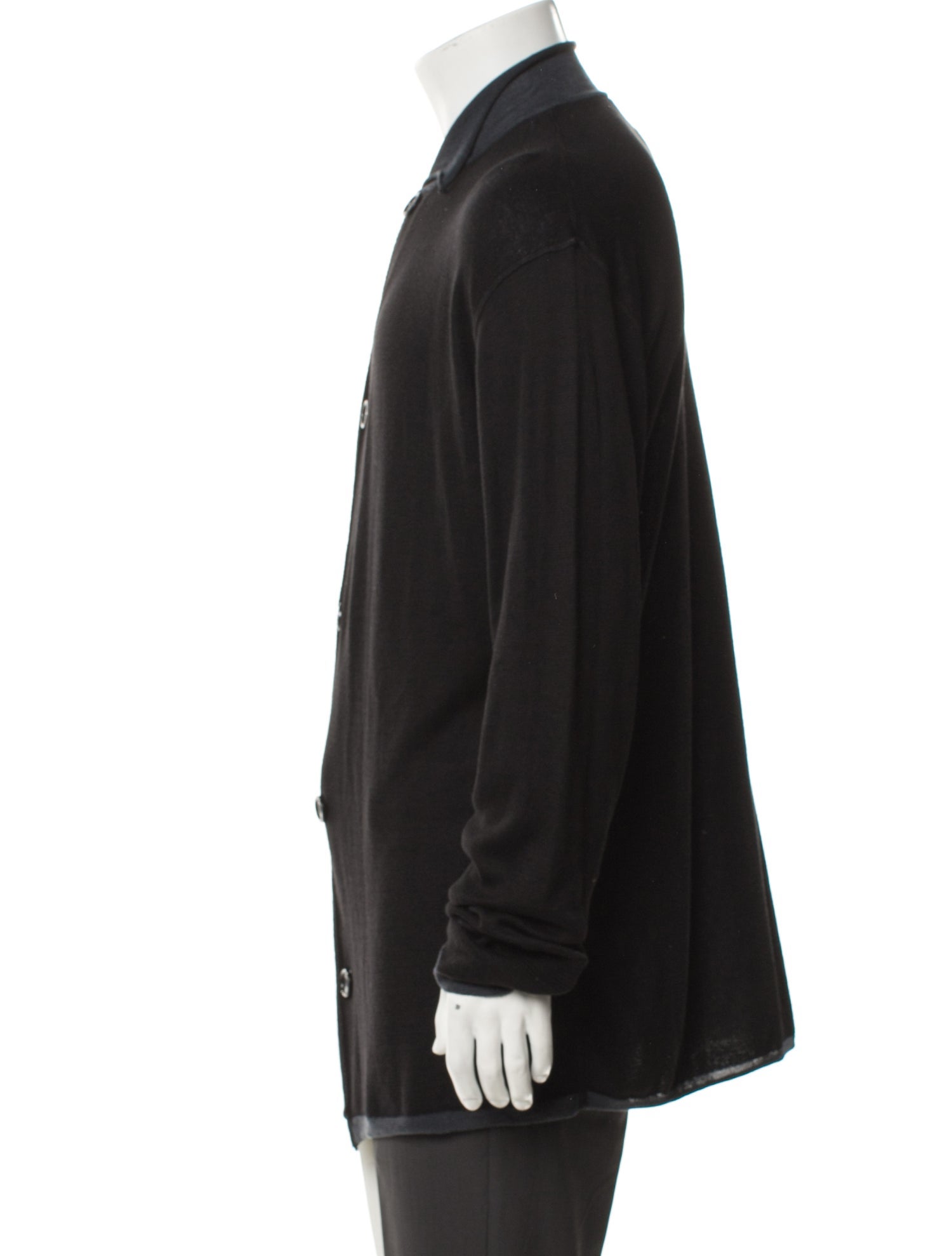 Armani Collezioni Silk Collar Cardigan w/ Tags