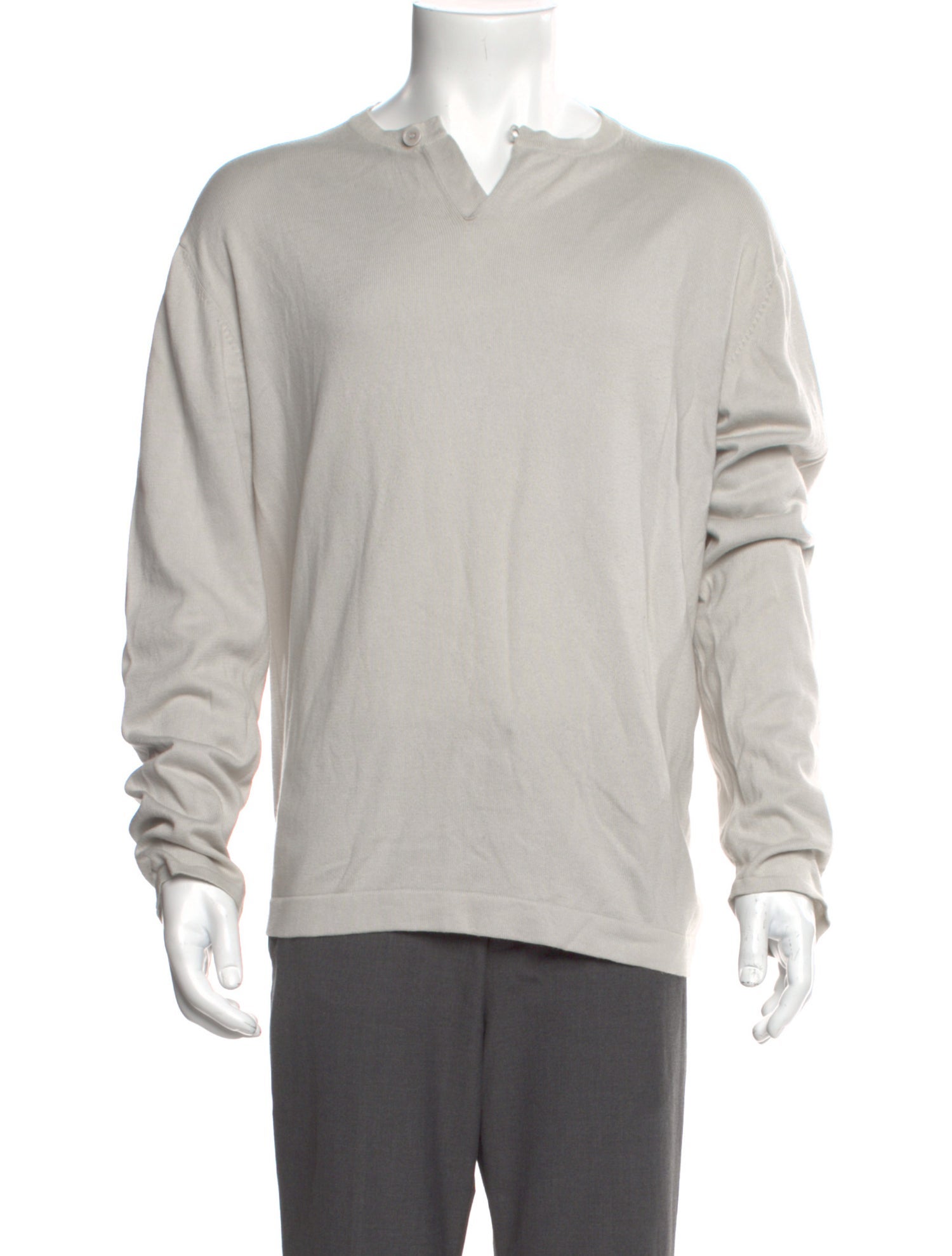 Armani Collezioni Crew Neck Long Sleeve Pullover