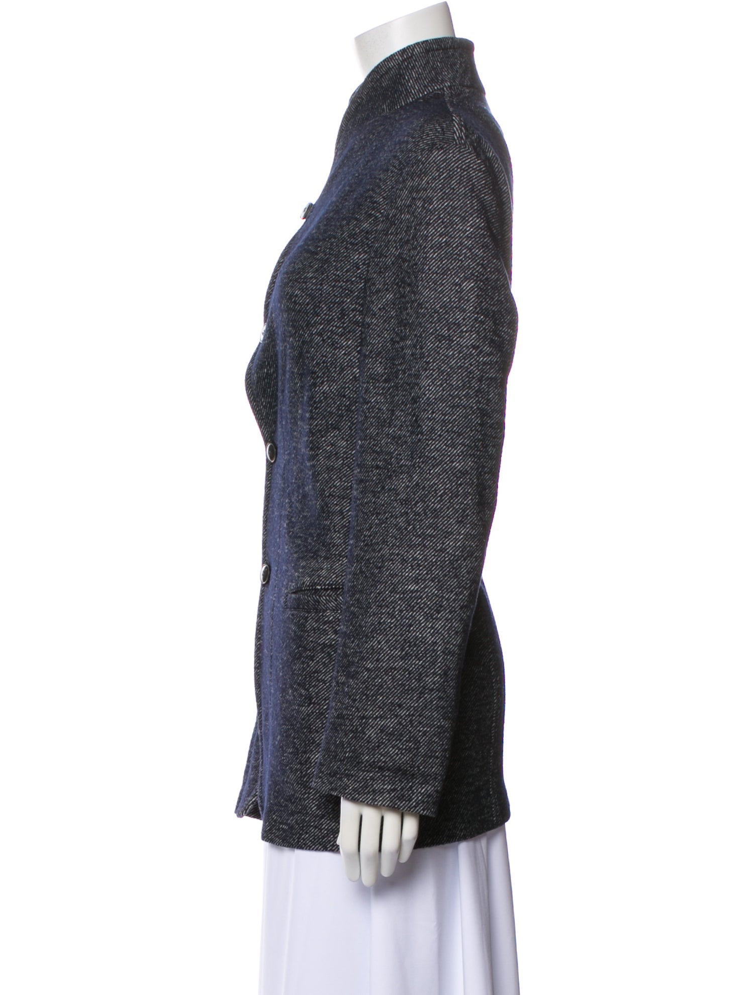 Armani Collezioni Plaid Print Blazer