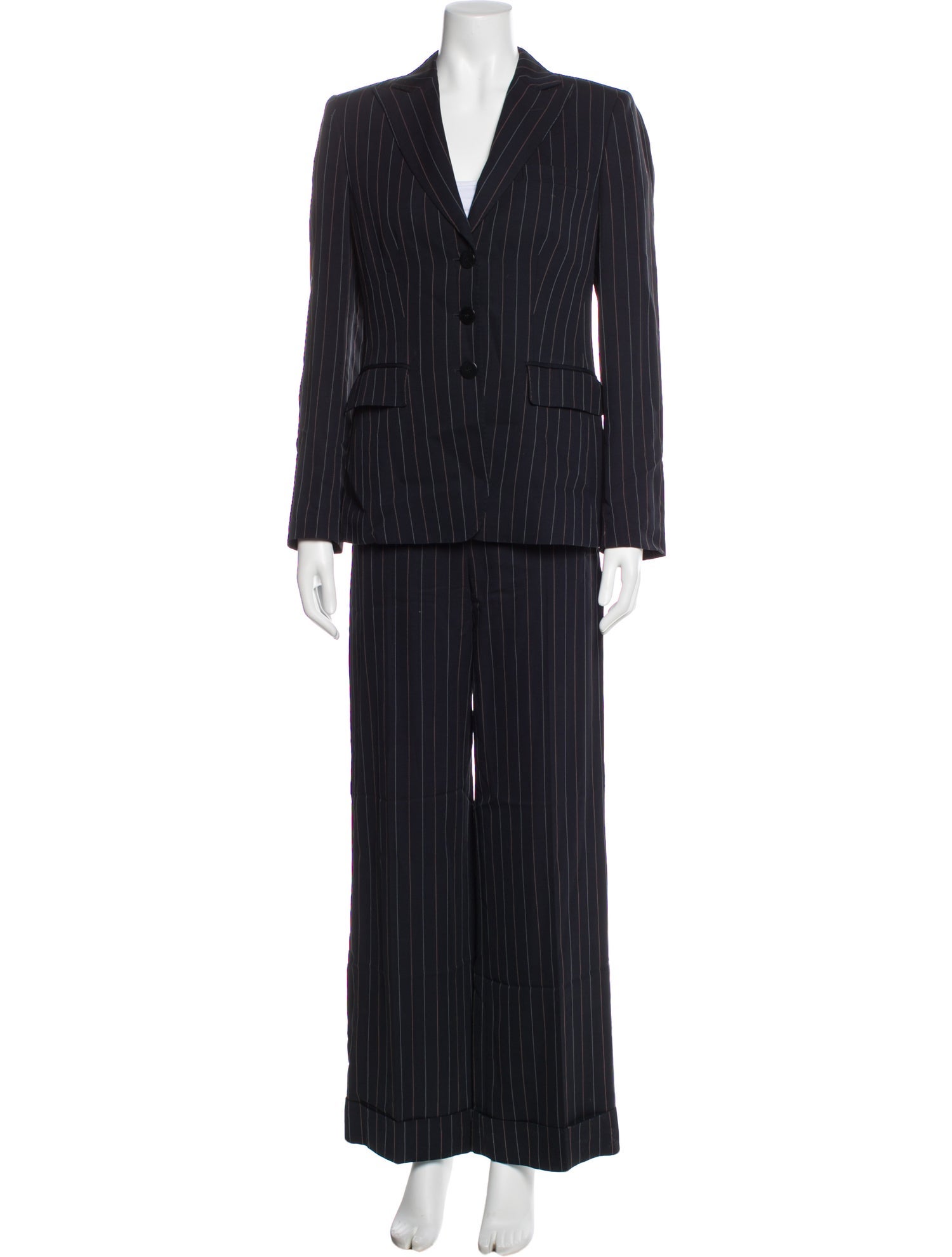 Armani Collezioni Striped Pantsuit