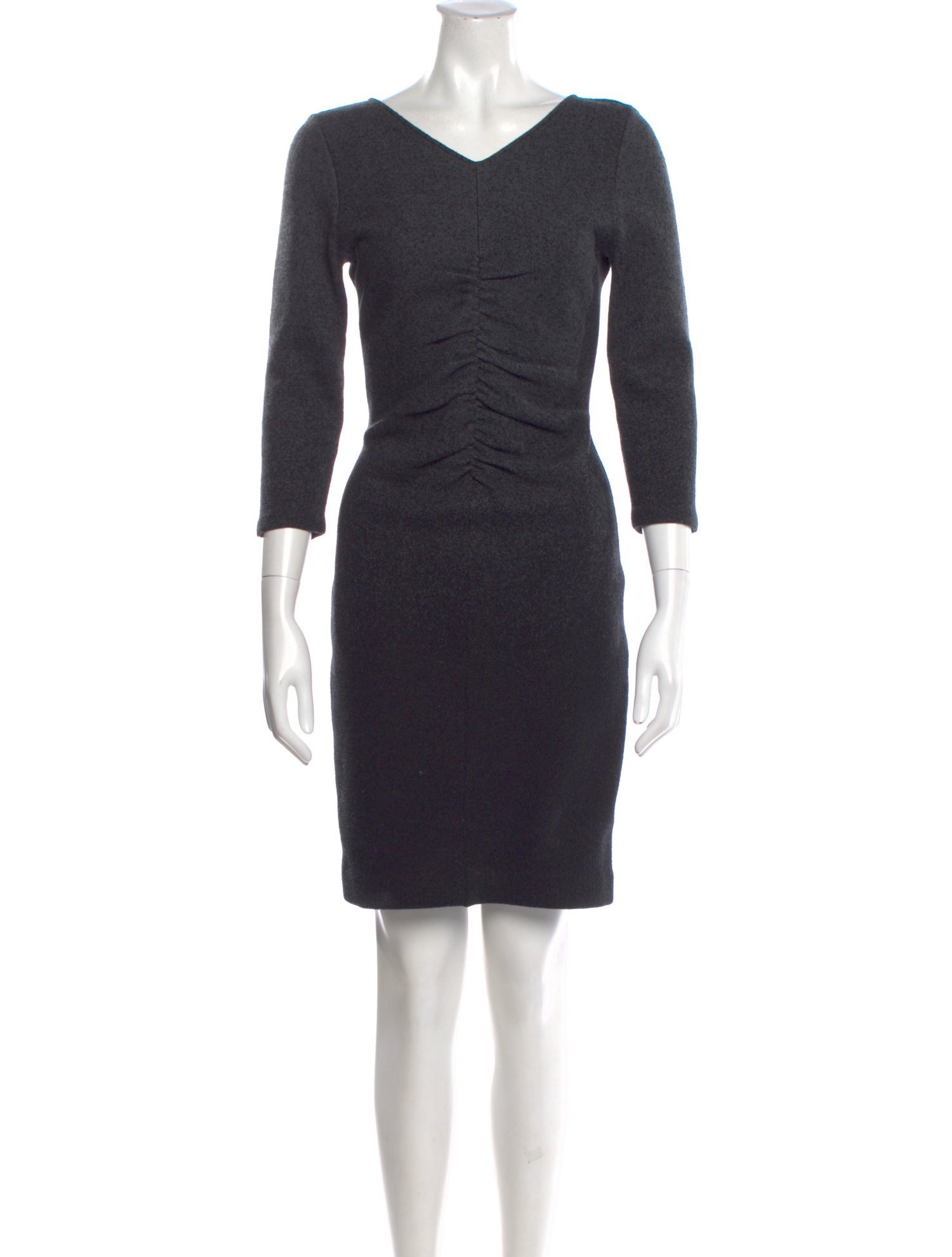 Armani Collezioni Virgin Wool Mini Dress