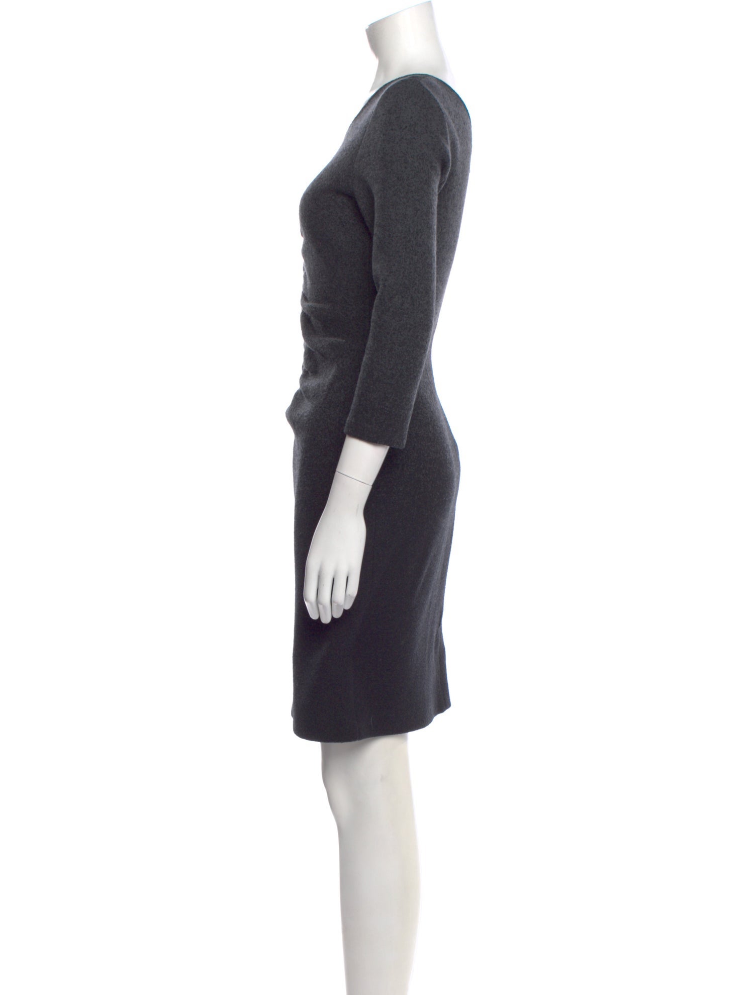 Armani Collezioni Virgin Wool Mini Dress