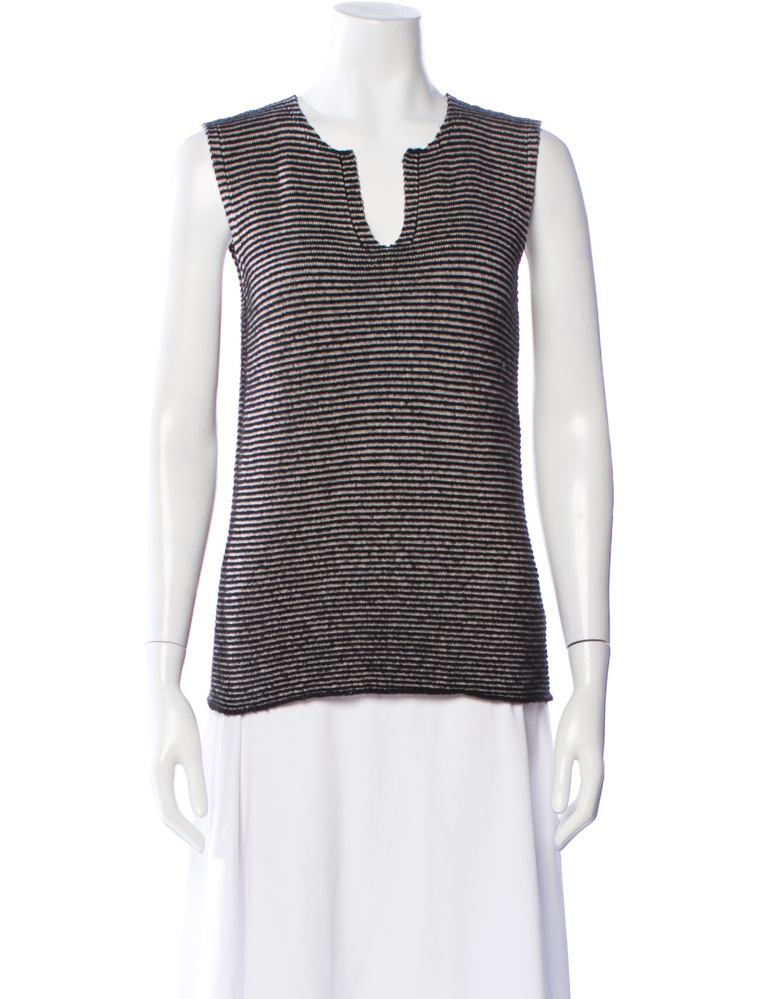 Armani Collezioni Wool Striped Sweater