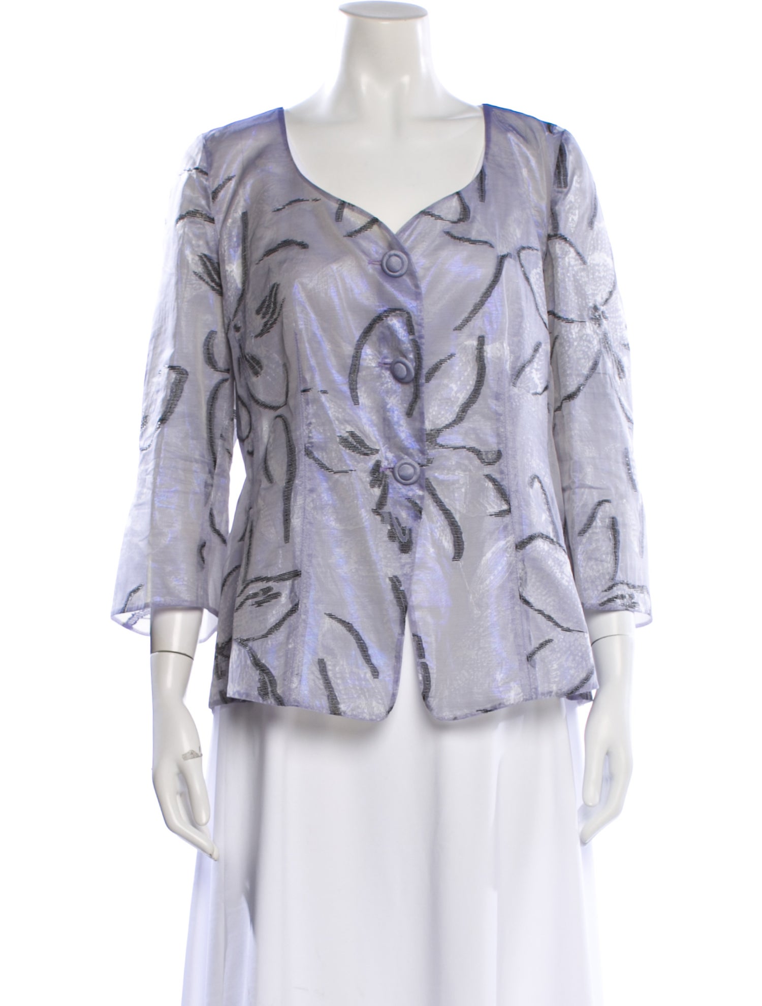 Armani Collezioni Printed Evening Jacket