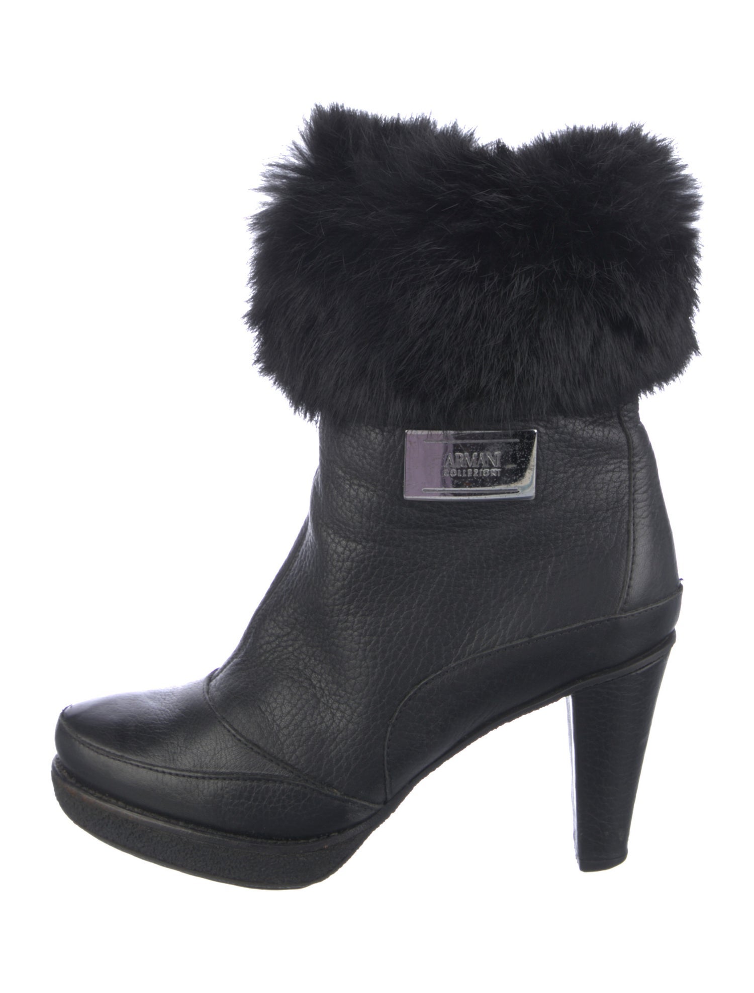 Armani Collezioni Leather Boots