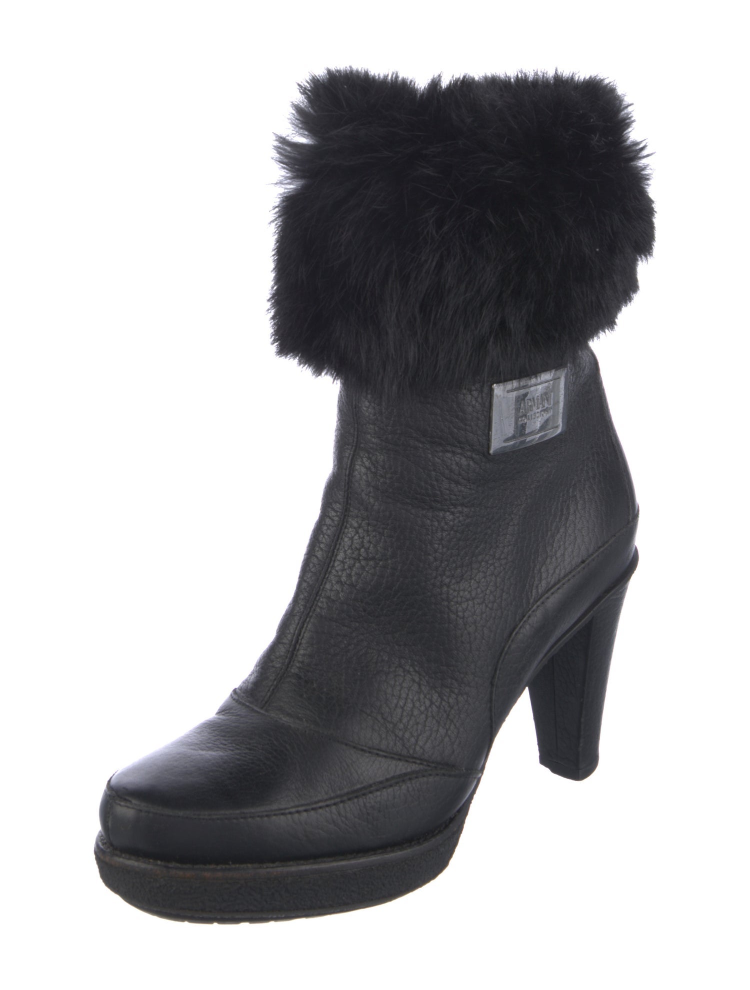 Armani Collezioni Leather Boots