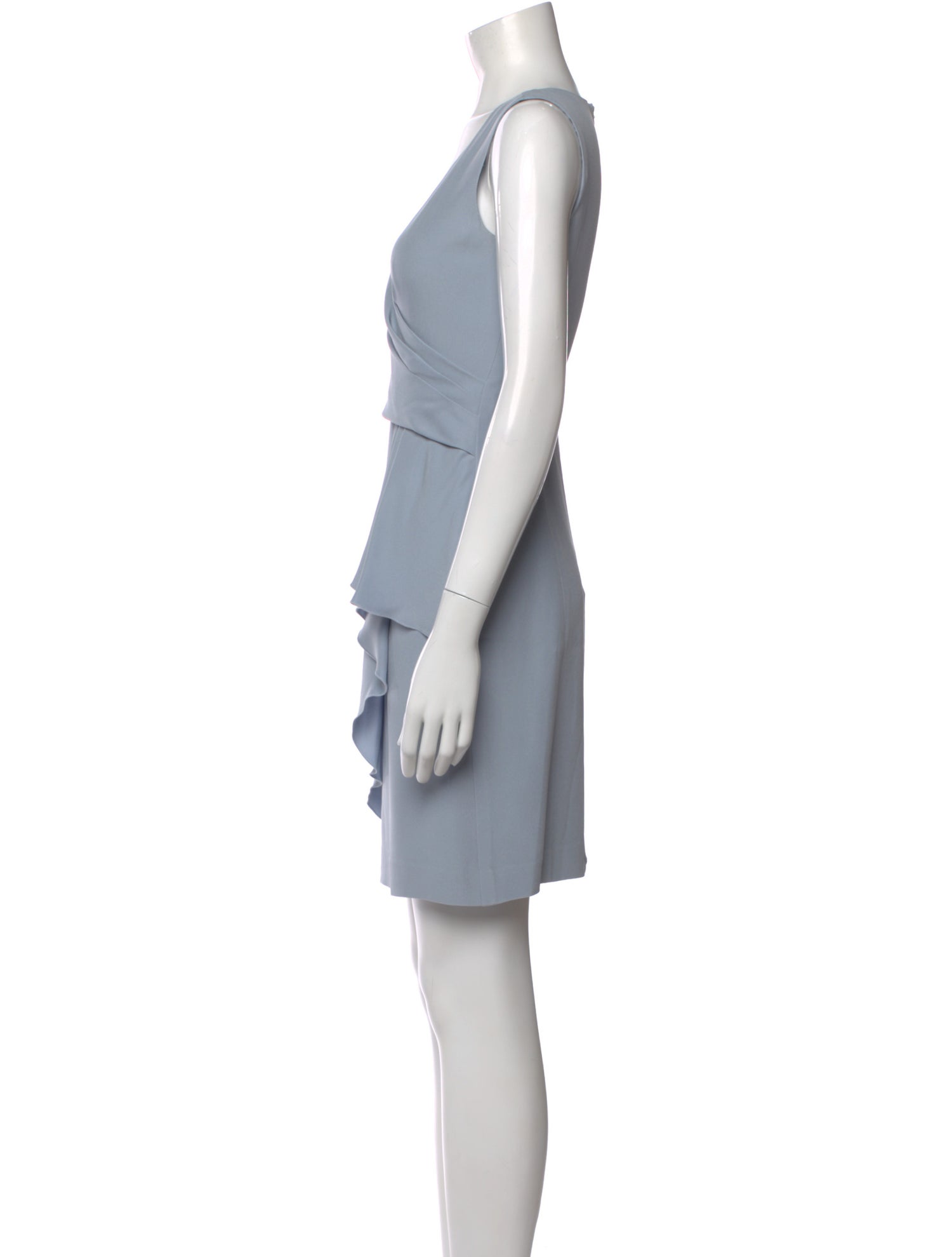 Armani Collezioni V-Neck Mini Dress