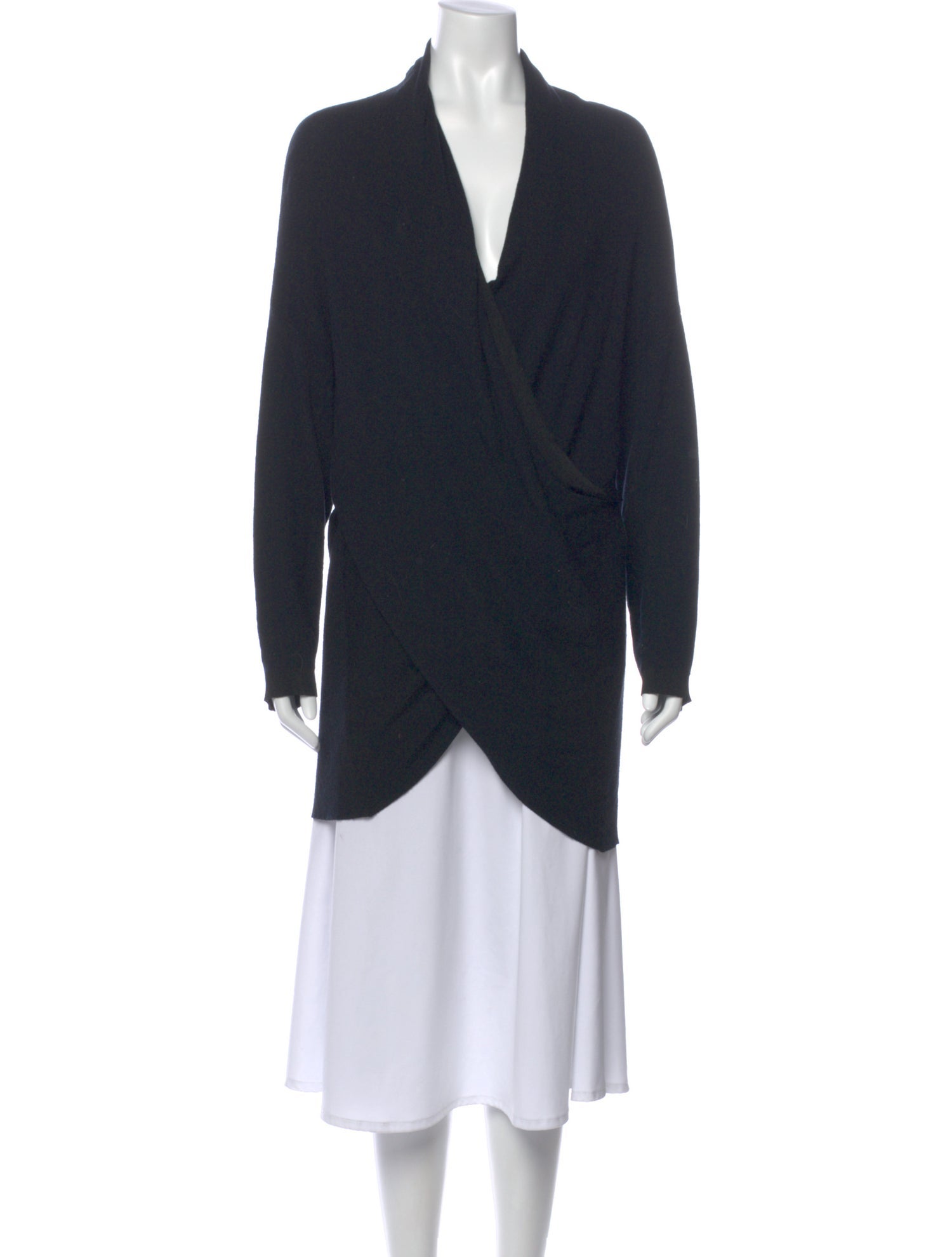 Armani Collezioni V-Neck Mini Dress