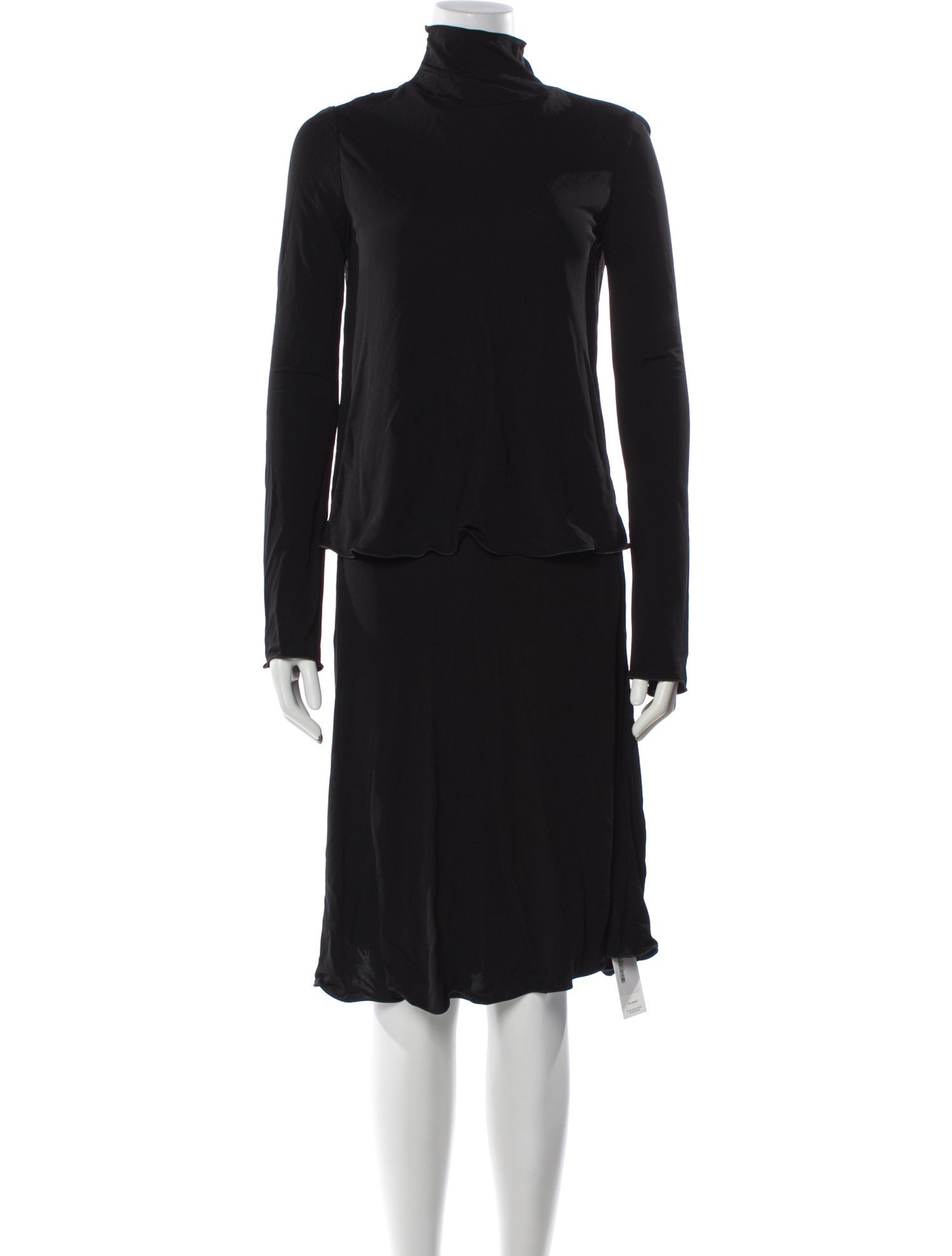 Armani Collezioni Turtleneck Midi Length Dress w/ Tags