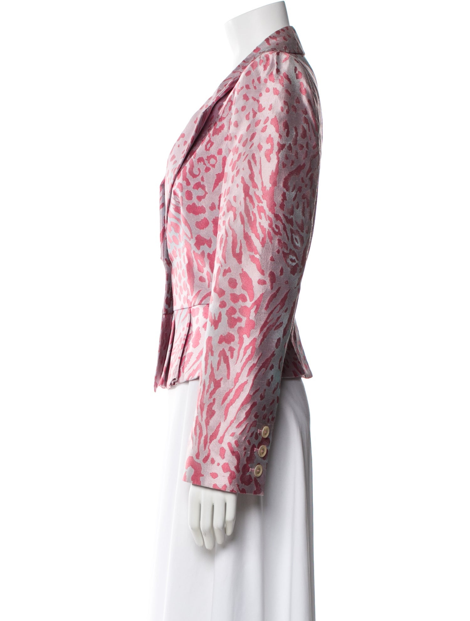 Armani Collezioni Animal Print Blazer