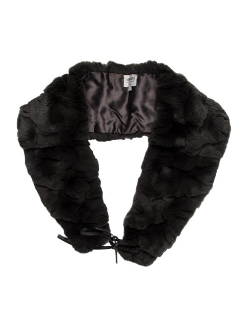 Armani Collezioni Mink Fur Stole Grey